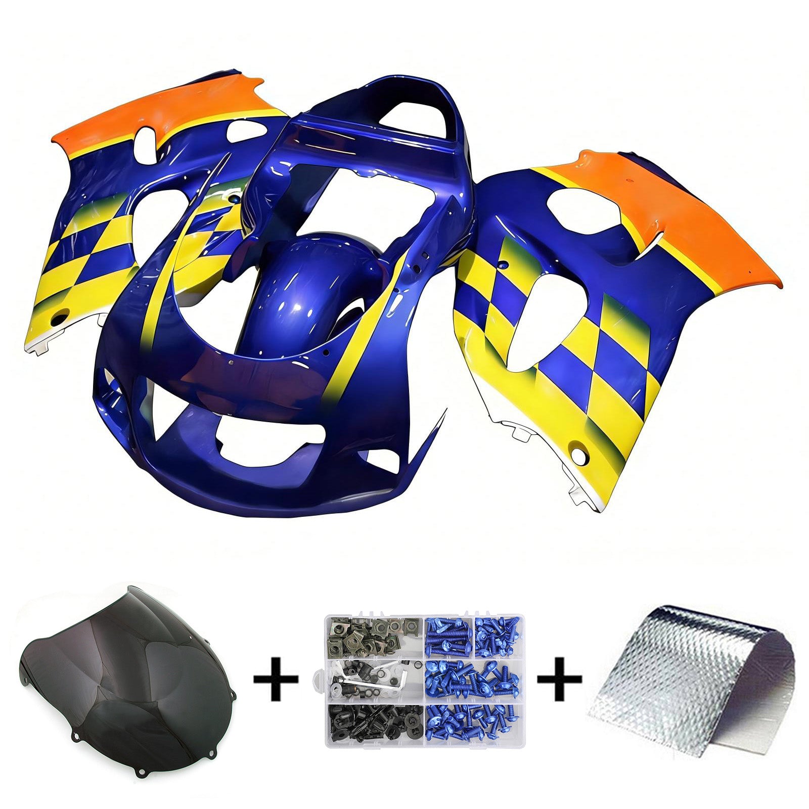 Amotopart Suzuki GSXR600 1996-2000 GSXR750 1996-1999 Kit Carenado Carrocería