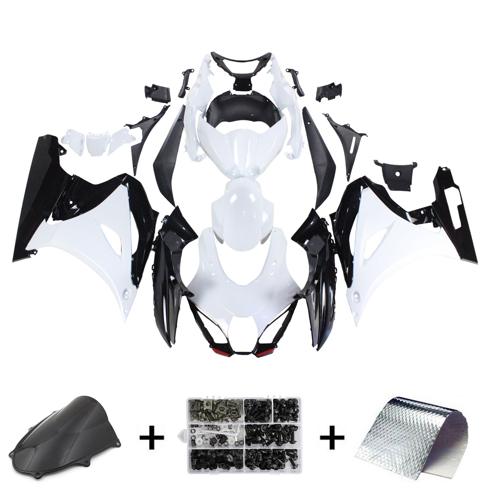 Amotopart Suzuki GSXR1000 2017-2024 K17 Fairing Kit Bodywork Plastic ABS