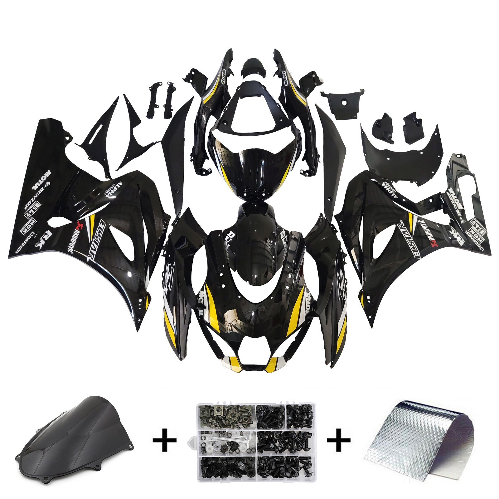Suzuki GSXR1000 2017-2024 K17 Fairing Kit Bodywork Plastic ABS