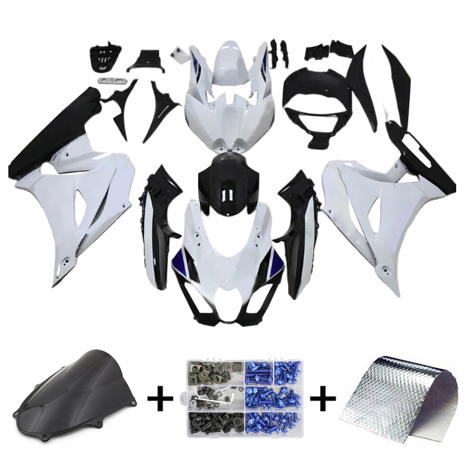 Amotopart Suzuki GSXR1000 2017-2023 K17 Kit Carenado Carrocería Plástico ABS