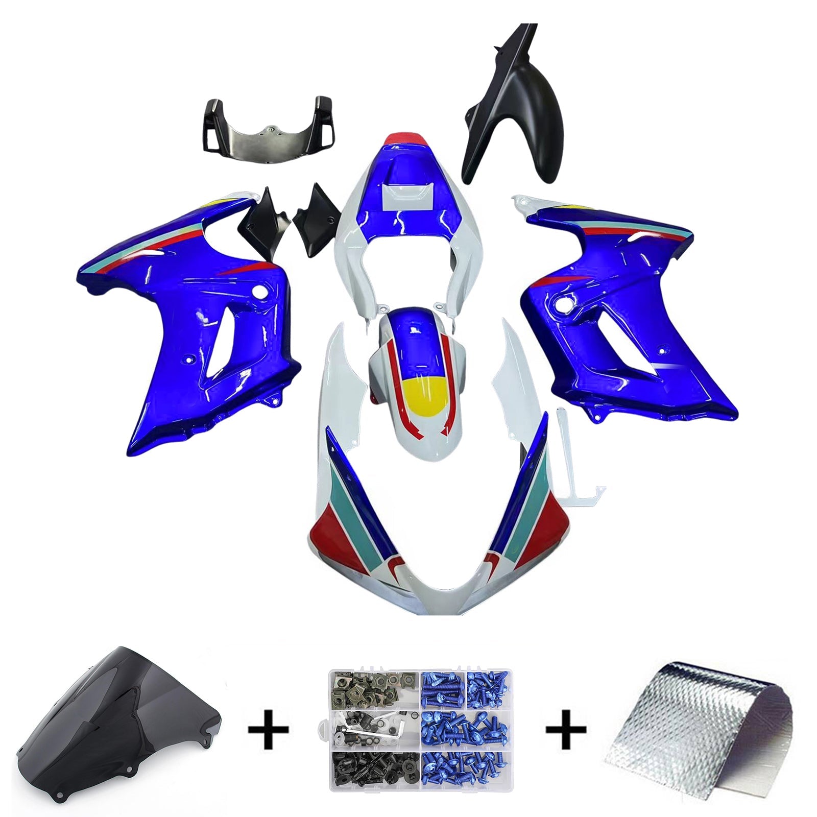 Amotopart Suzuki SV650 2003-2013 Fairing Kit Bodywork Plastic ABS