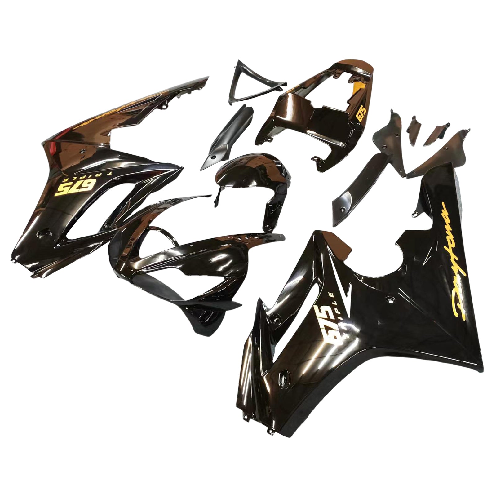 Fairings 2006-2008 Triumph Daytona 675 Black Daytona Generic