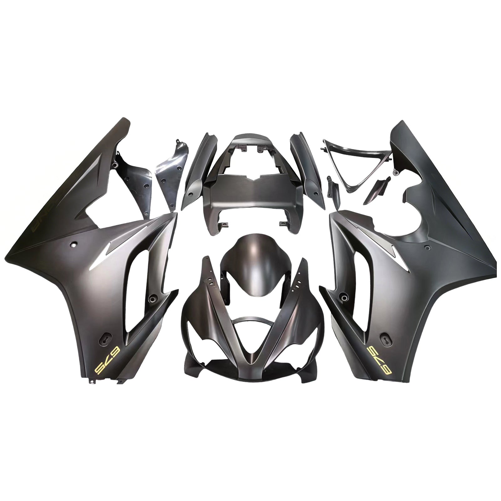Fairings 2006-2008 Triumph Daytona 675 Black 675 Generic