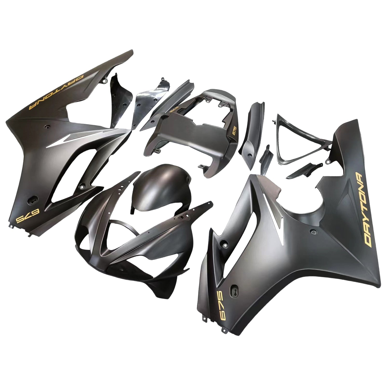 Fairings 2006-2008 Triumph Daytona 675 Black 675 Generic