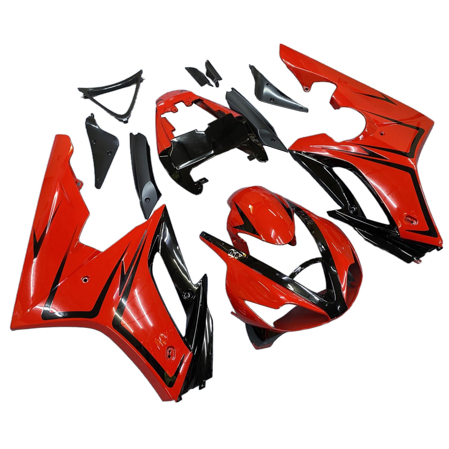 Triumph Daytona 675 2006-2008 페어링 키트 차체 플라스틱 복근