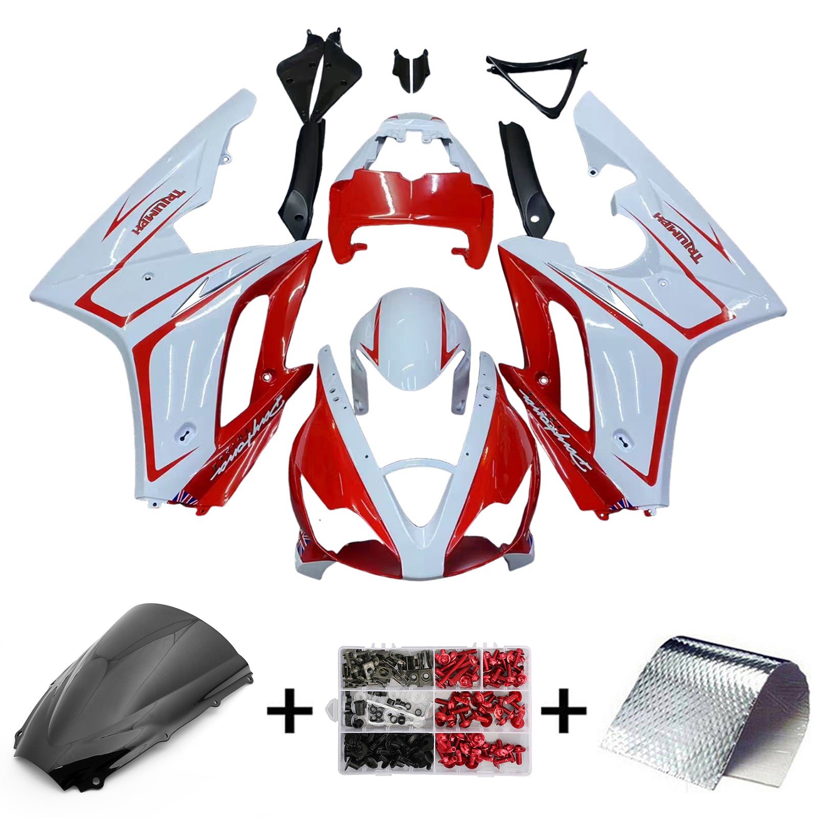 Triumph Daytona 675 2006-2008 Fairing Kit Bodywork Plastic ABS