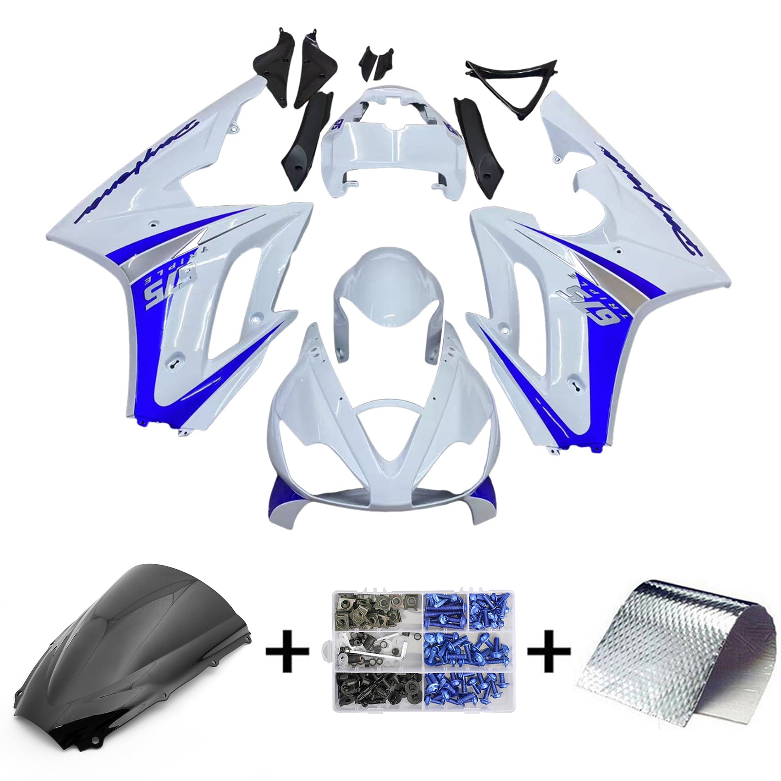 Triumph Daytona 675 2006-2008 Fairing Kit Bodywork Plastic ABS