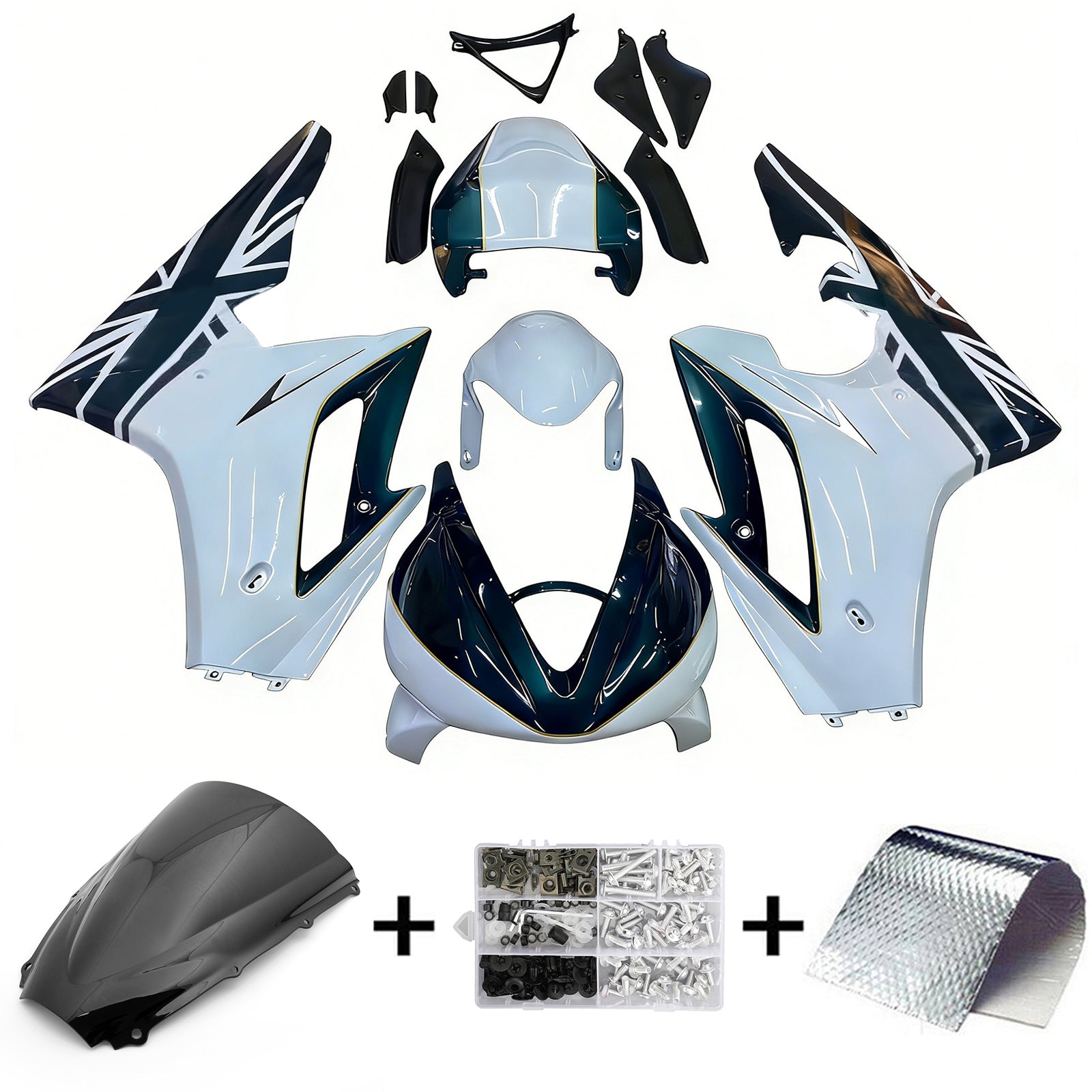 Triumph Daytona 675 2006-2008 Fairing Kit Bodywork Plastic ABS