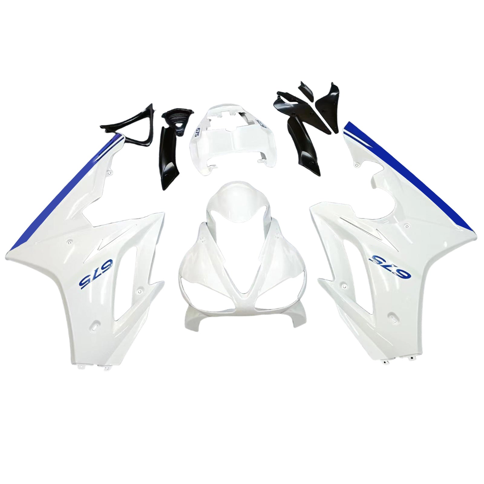 Fairings 2009-2012 Triumph Daytona 675 White Blue Daytona Generic