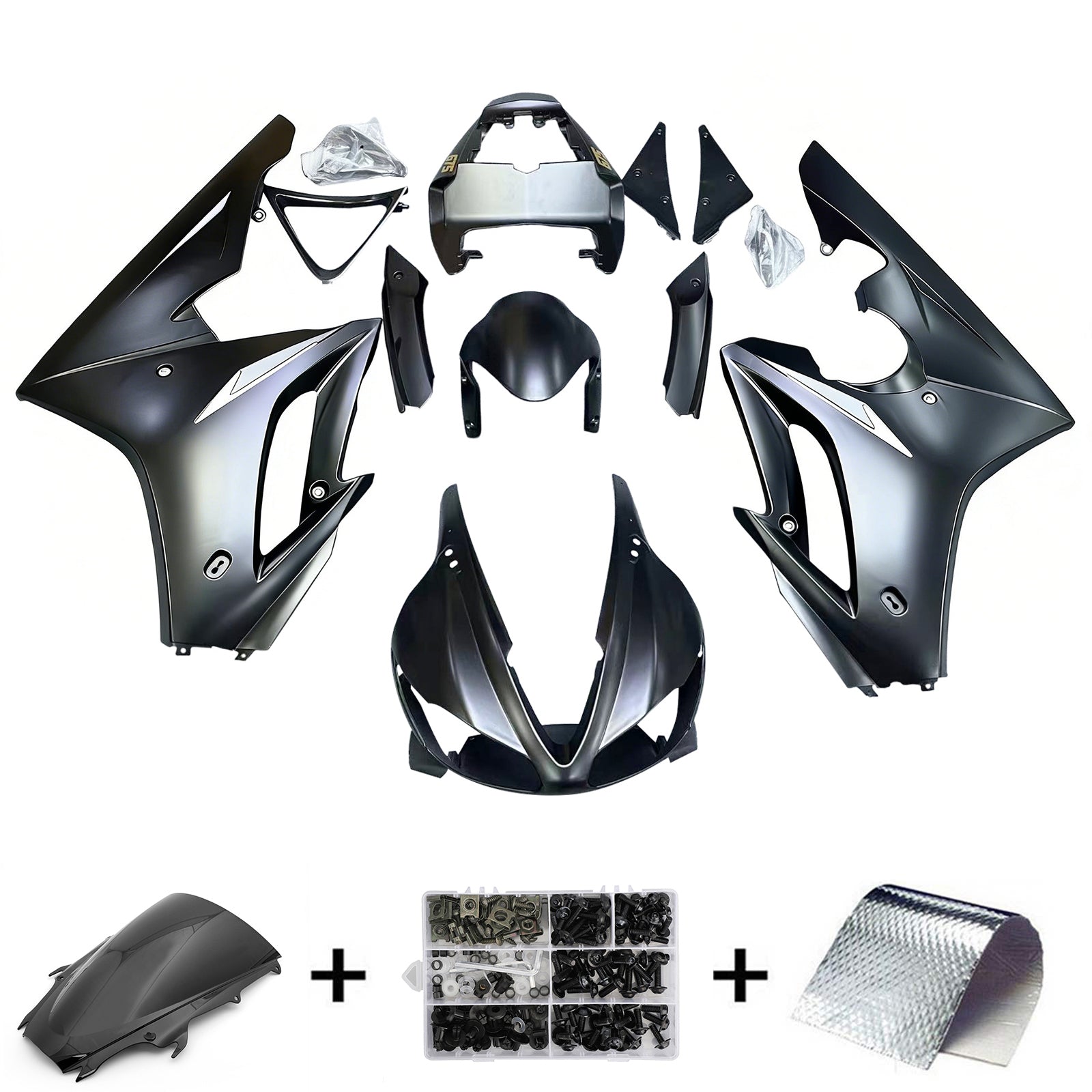 Fairings 2009-2012 Triumph Daytona 675 Black Daytona Generic
