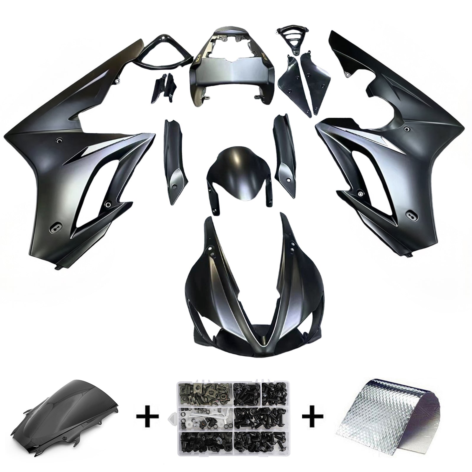 Fairings 2009-2012 Triumph Daytona Black 675 Generic