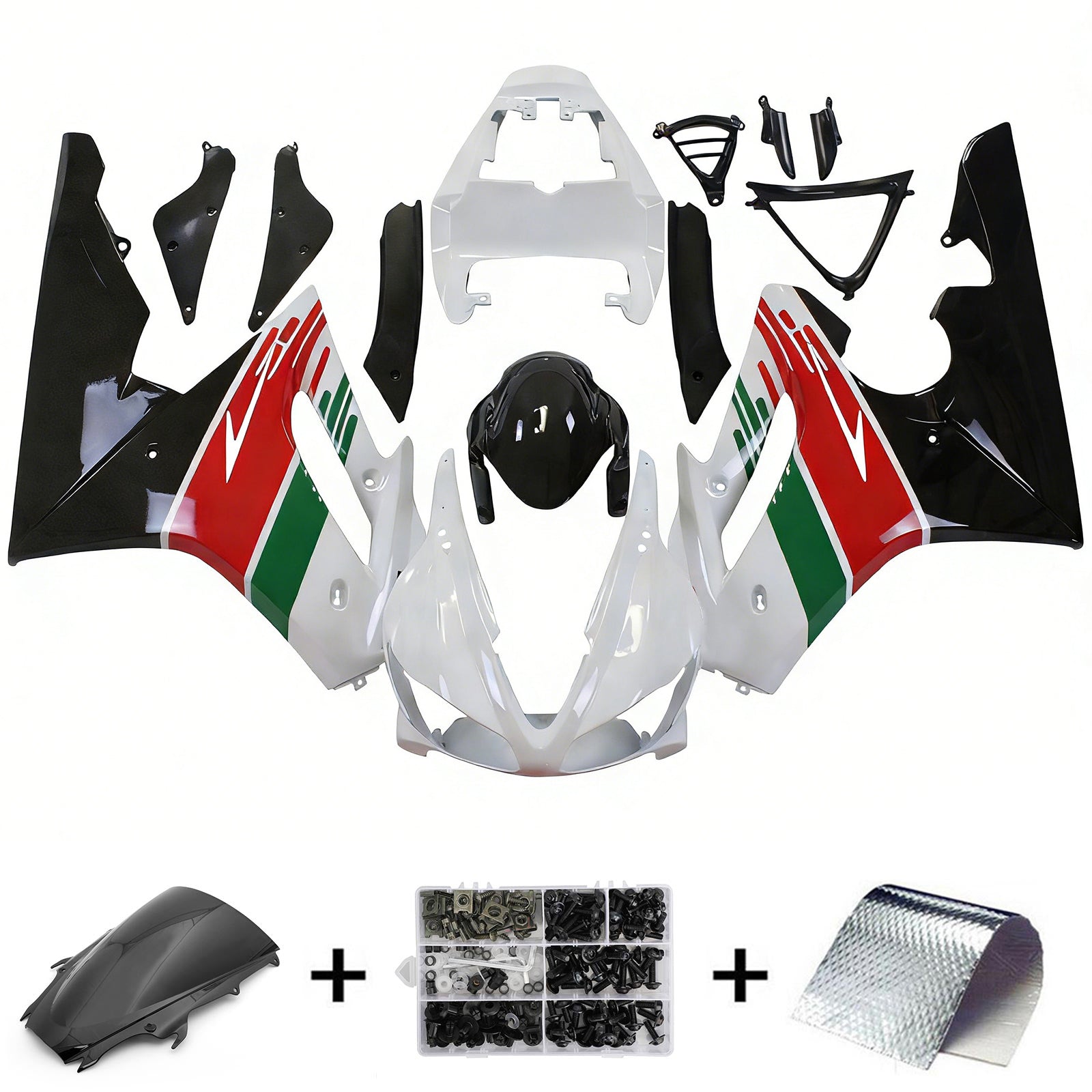 Amotopart Triumph Daytona 675 2009-2012 Fairing Kit Bodywork Plastic ABS