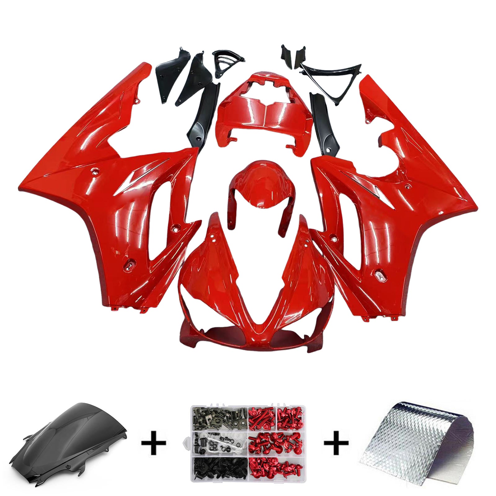 Amotopart Triumph Daytona 675 2009-2012 Fairing Kit Bodywork Plastic ABS