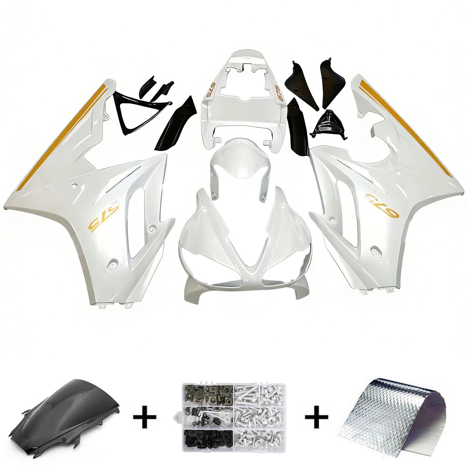 Amotopart Triumph Daytona 675 2009-2012 Fairing Kit Bodywork Plastic ABS