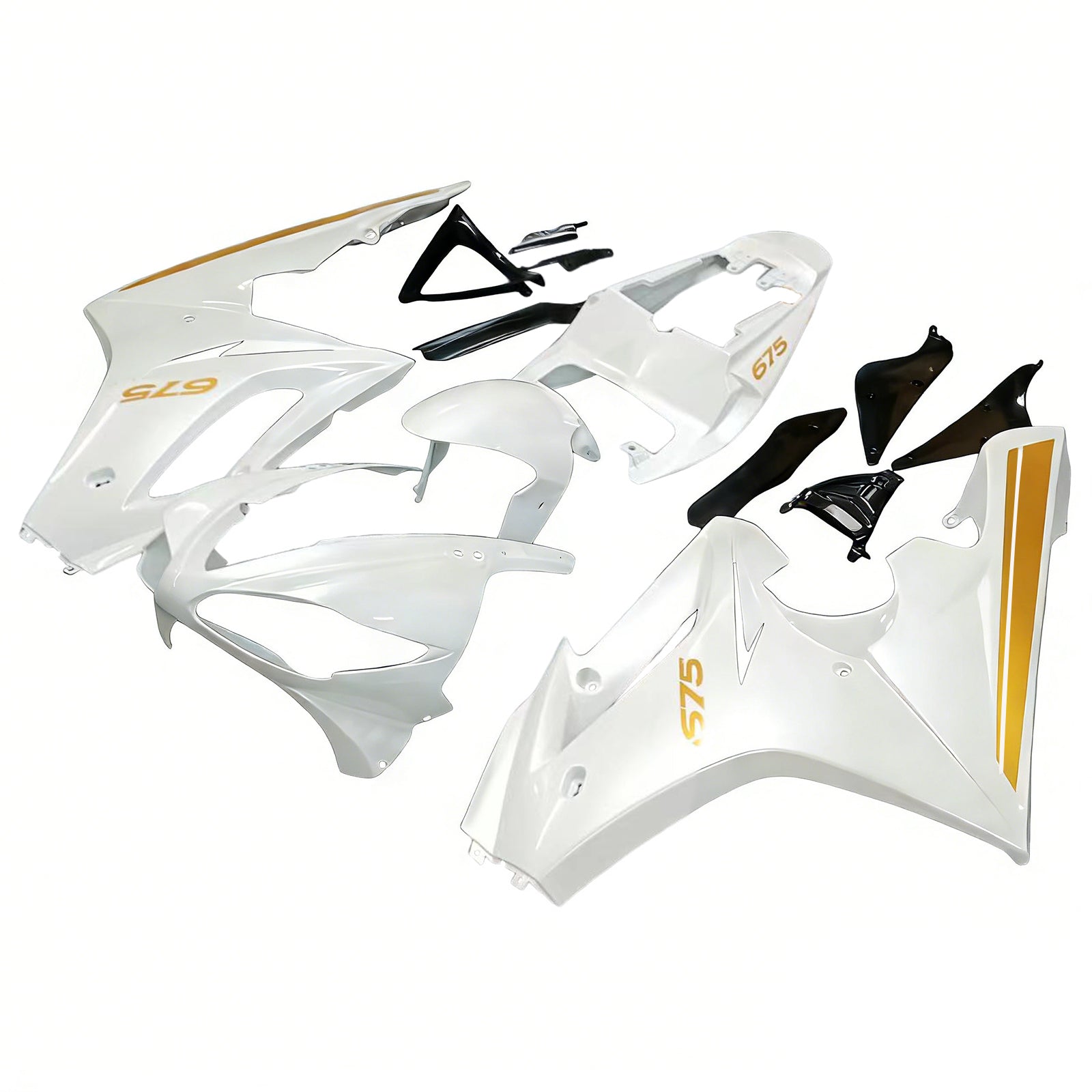 Amotopart Triumph Daytona 675 2009-2012 페어링 키트 차체 플라스틱 ABS