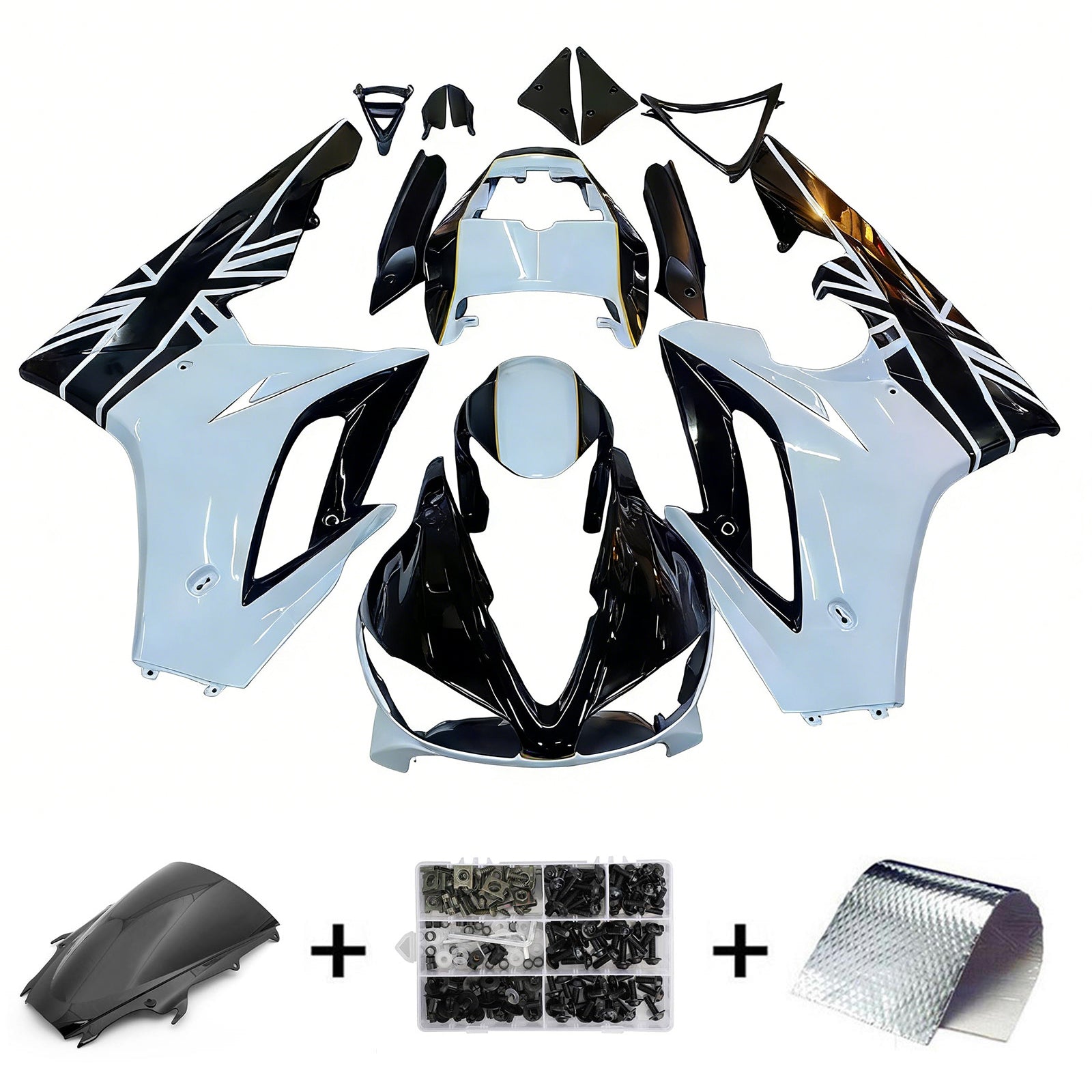 Amotopart Triumph Daytona 675 2009-2012 Fairing Kit Bodywork Plastic ABS