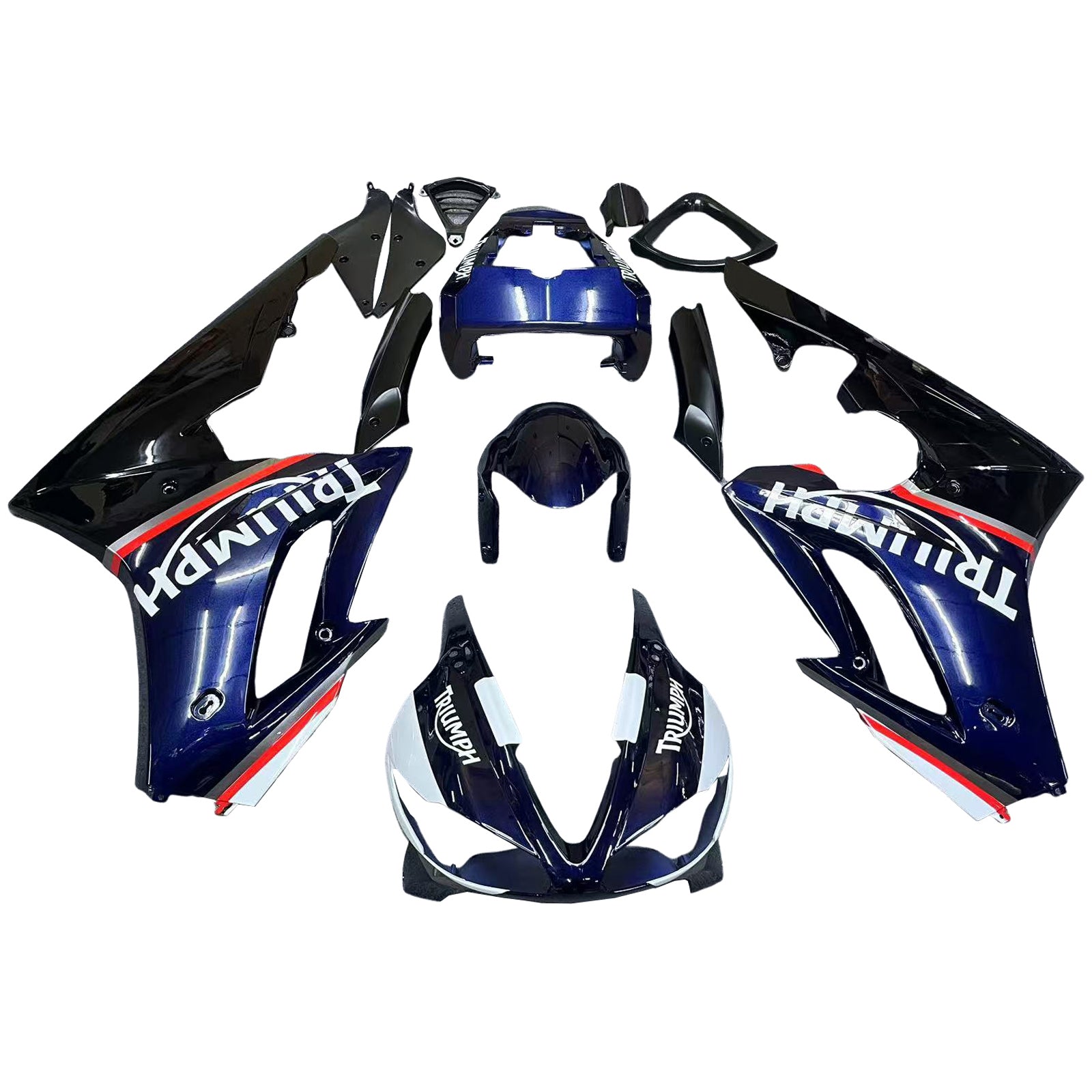 Amotopart Triumph Daytona 675 2009-2012 Fairing Kit Bodywork Plastic ABS