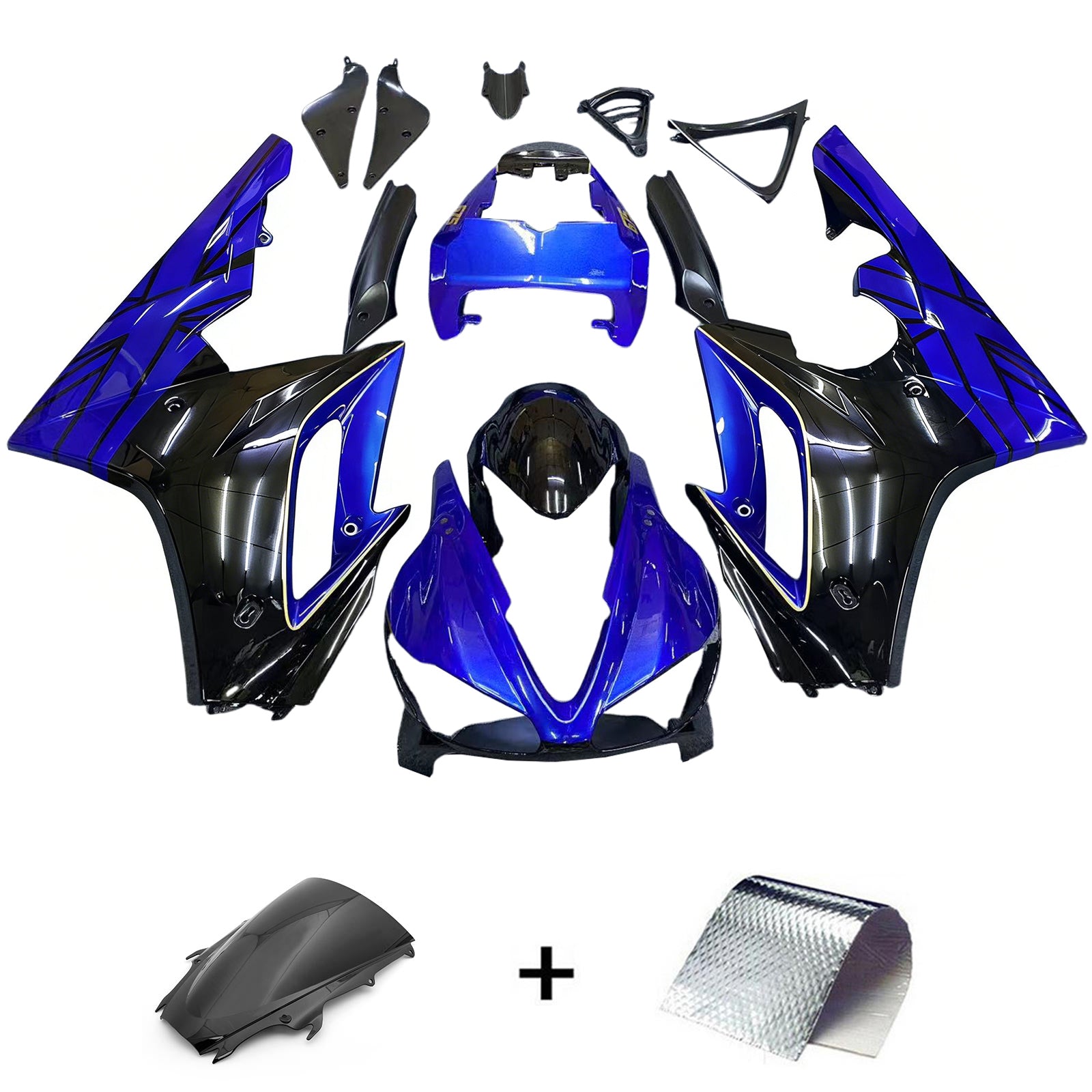 Amotopart Triumph Daytona 675 2009-2012 Fairing Kit Bodywork Plastic ABS