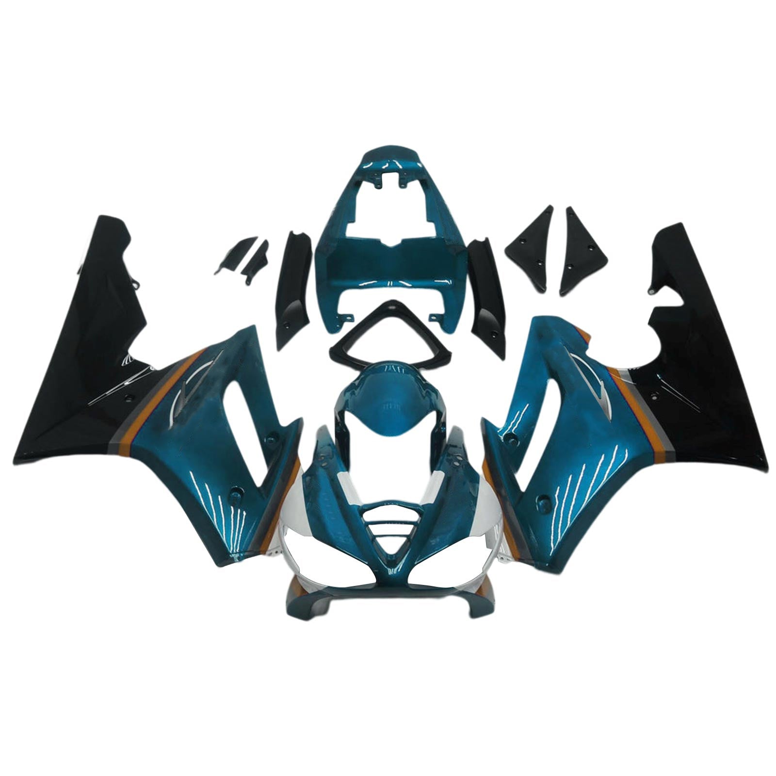 Amotopart Triumph Daytona 675 2009-2012 Fairing Kit Bodywork Plastic ABS