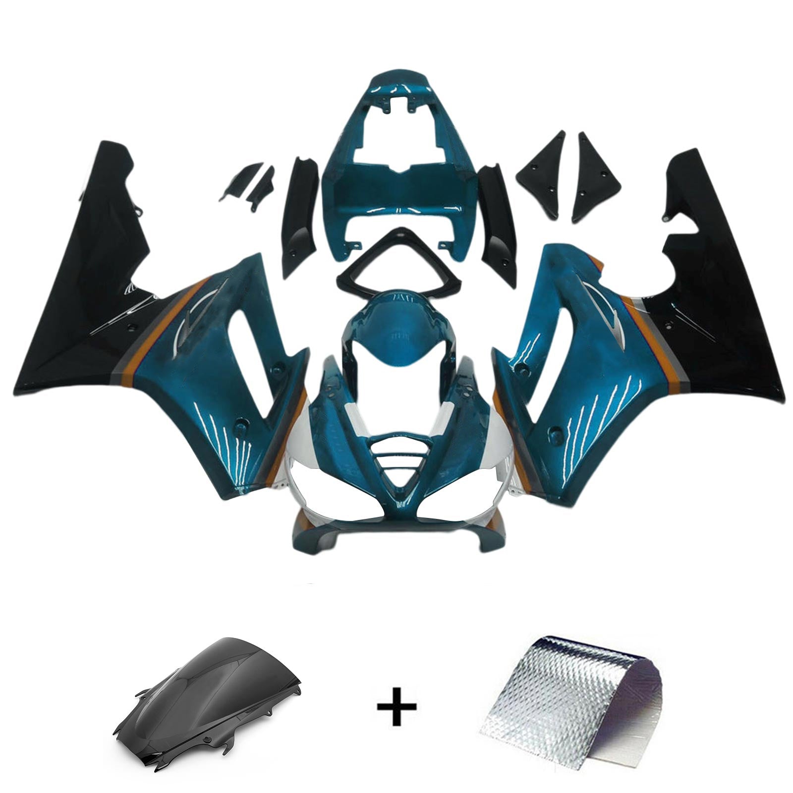 Amotopart Triumph Daytona 675 2009-2012 Fairing Kit Bodywork Plastic ABS