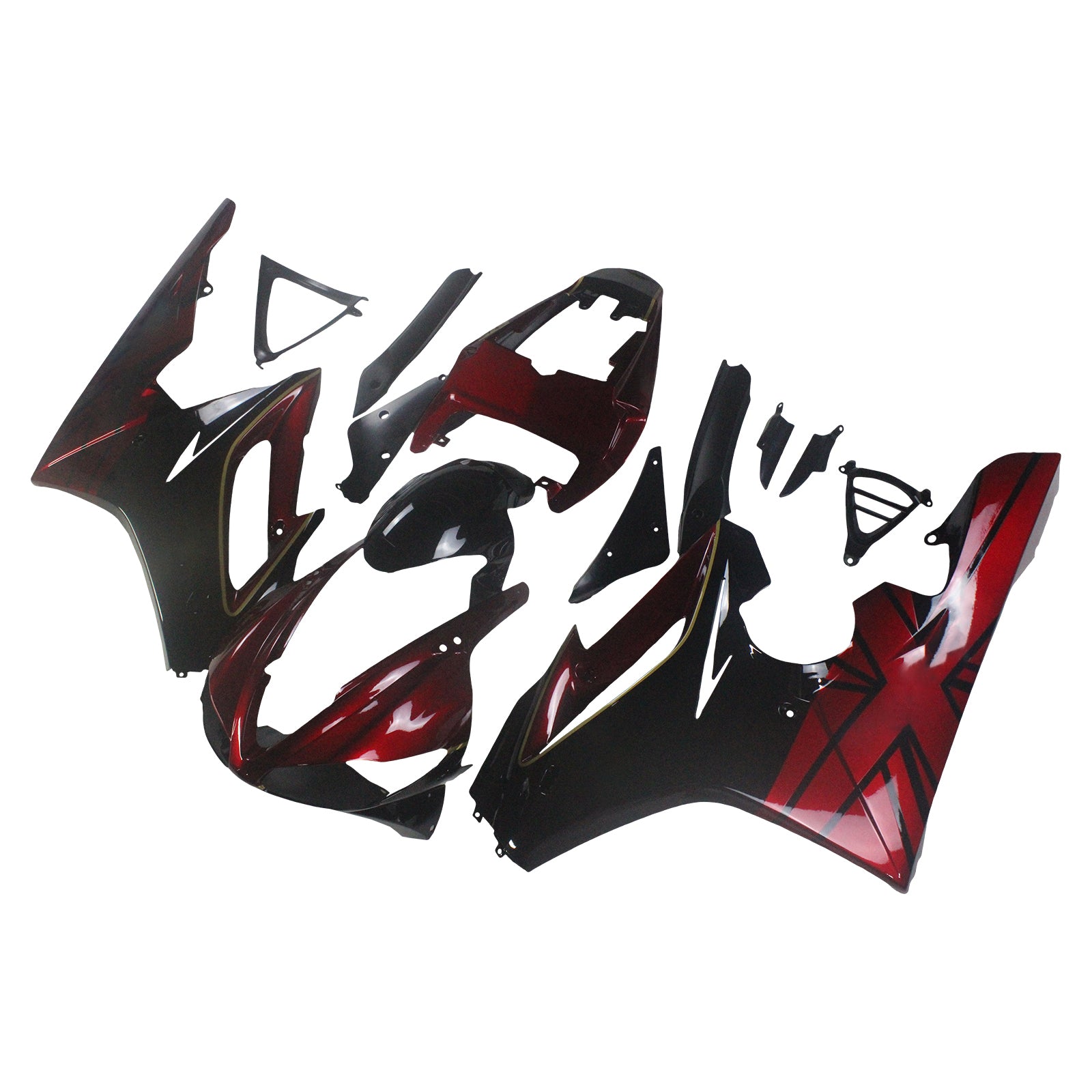 Amotopart Triumph Daytona 675 2009-2012 Fairing Kit Bodywork Plastic ABS