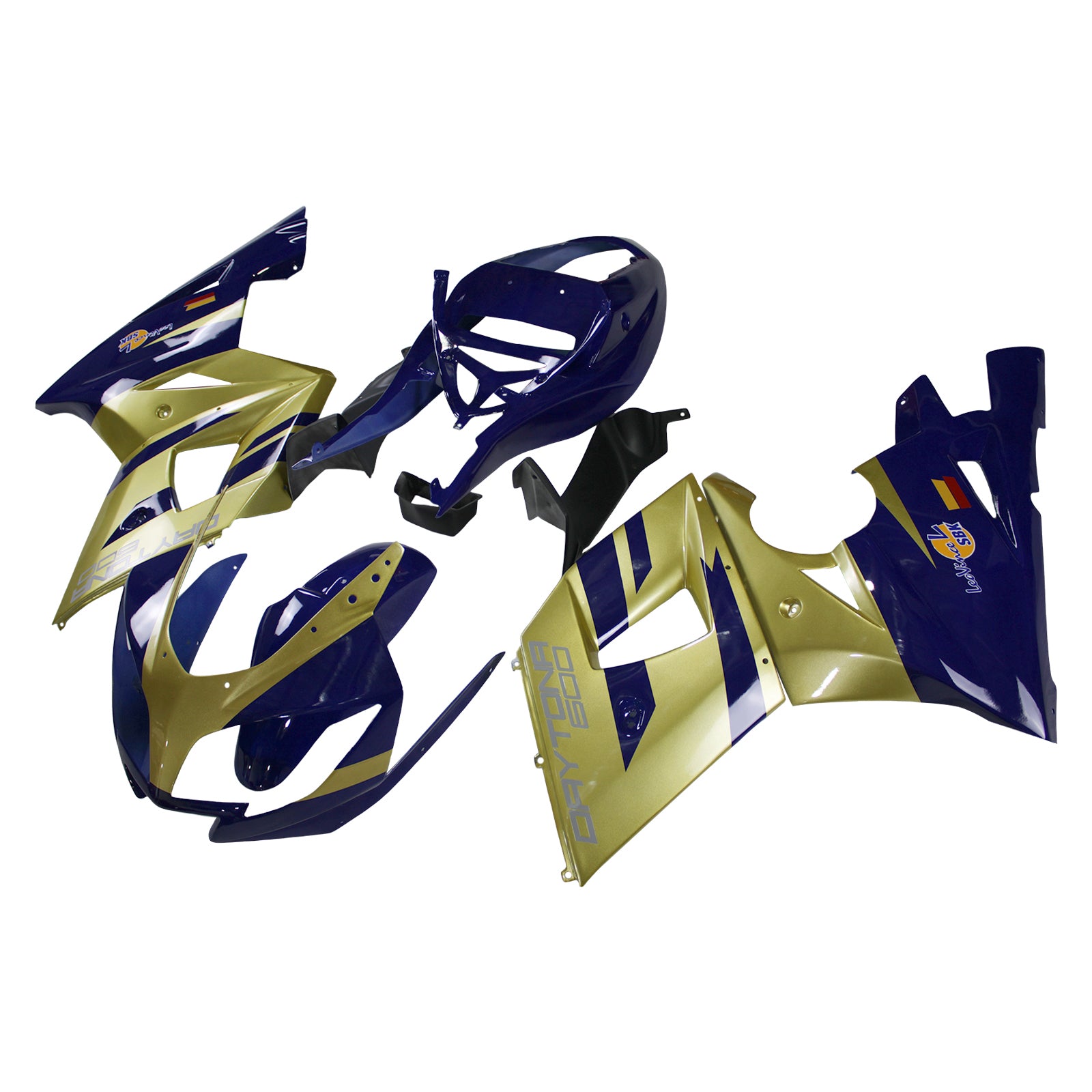 Amotopart Triumph Daytona 600 650 2002-2005 Fairing Kit Bodywork Plastic ABS