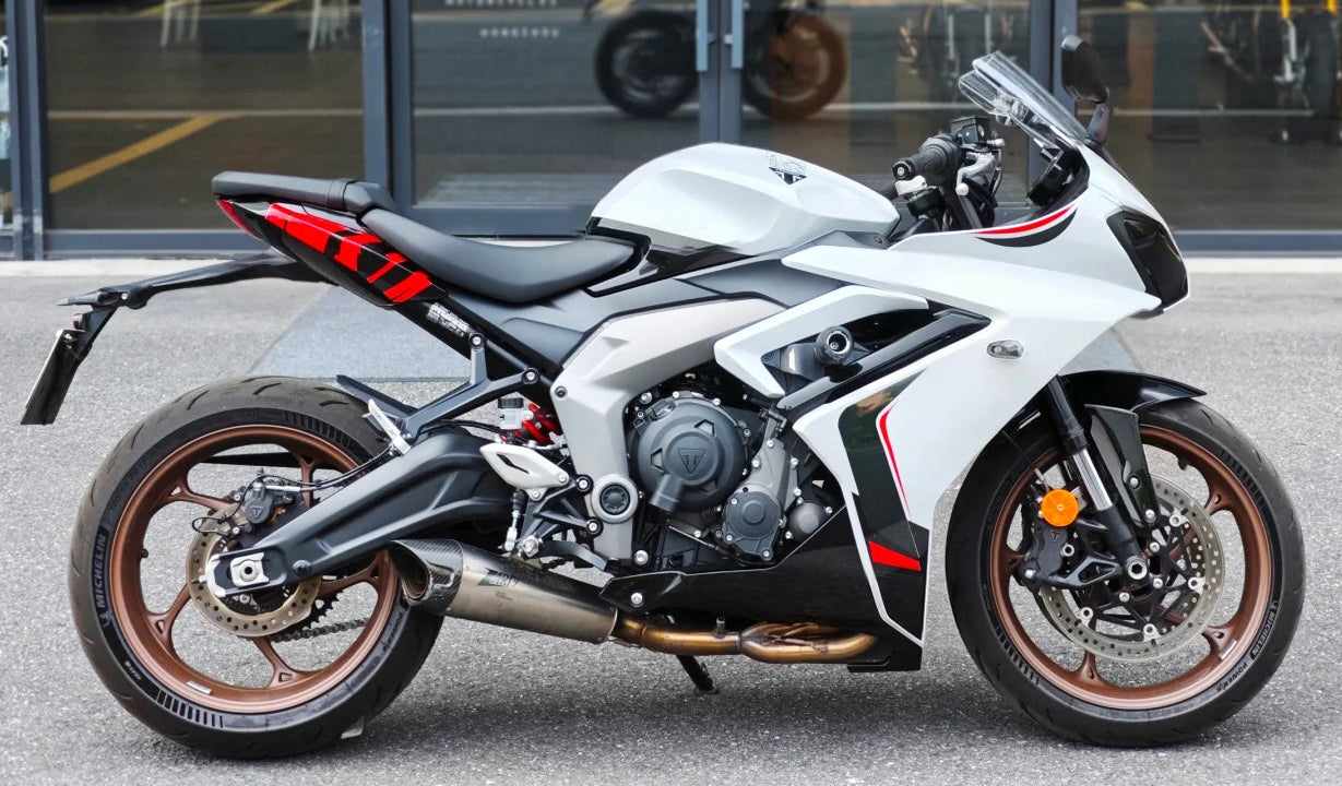 주사 페어링 키트 차체 차체 플라스틱 복근 Triumph Daytona 660 2024-2025에 적합합니다.