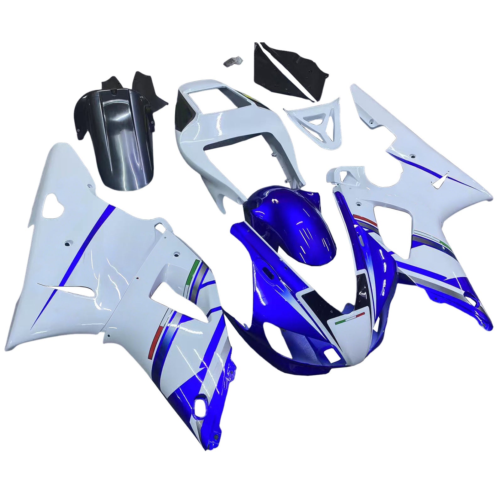 Fairings 1998-1999 Yamaha YZF-R1 Blue White No.46 FIAT Generic