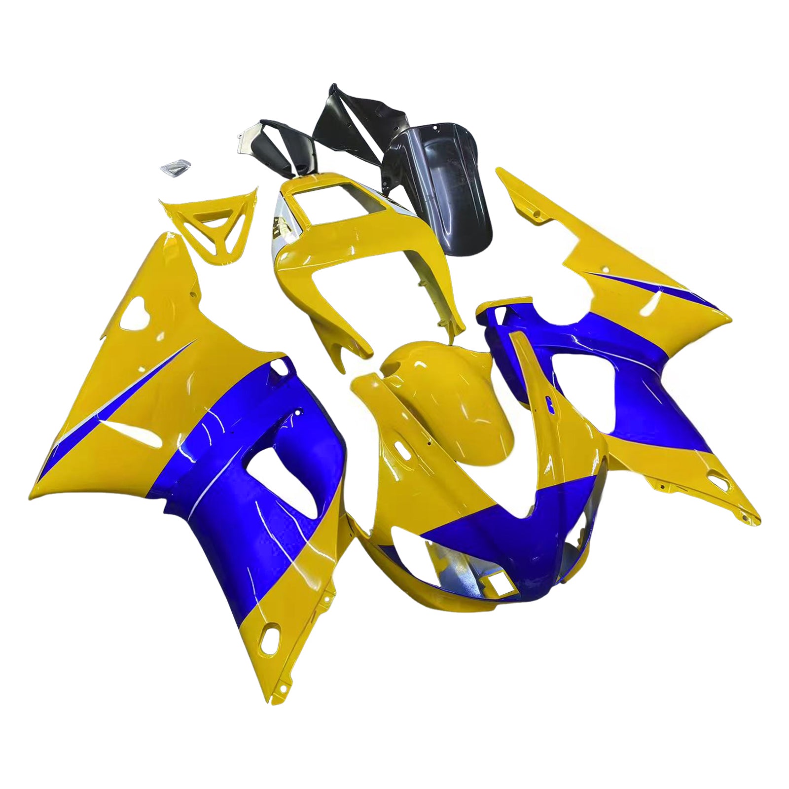 Fairings 1998-1999 Yamaha YZF-R1 Yellow Blue No.46 Camel Generic