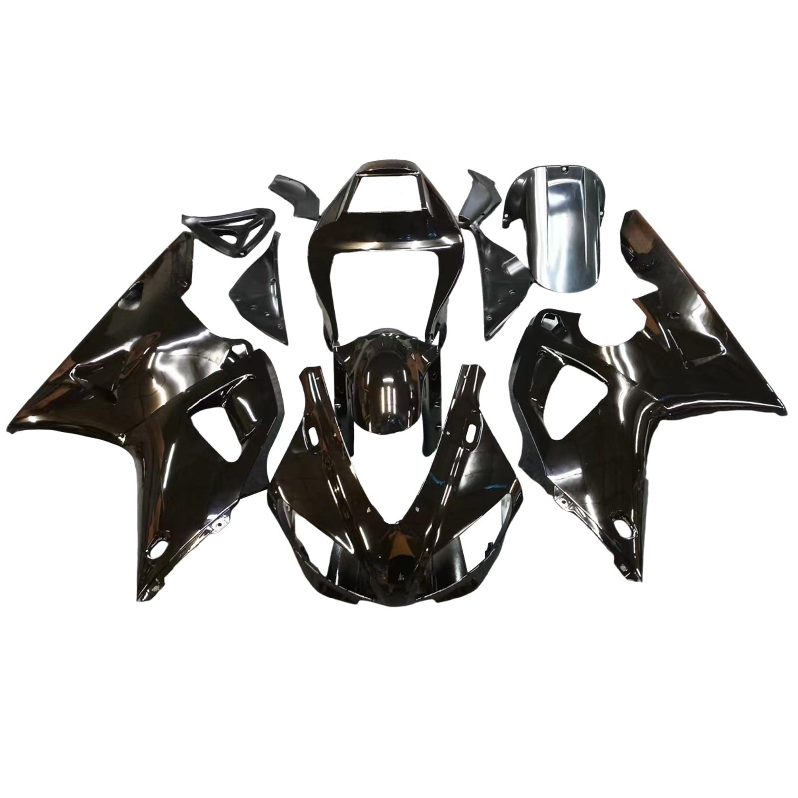 Fairings 1998-1999 Yamaha YZF-R1 Black R1 Generic