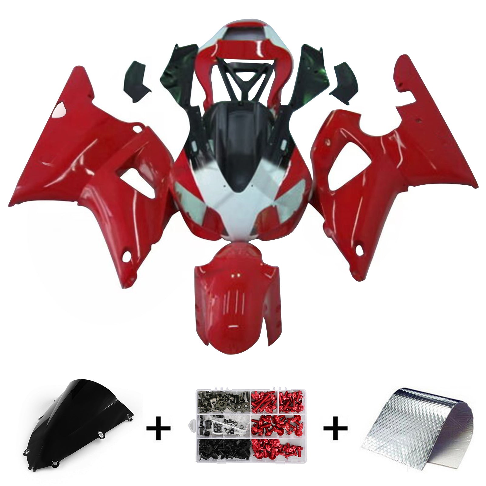 Fairing Kit Fit For YAMAHA YZF R1 YZF-R1 1998-1999 Red Generic