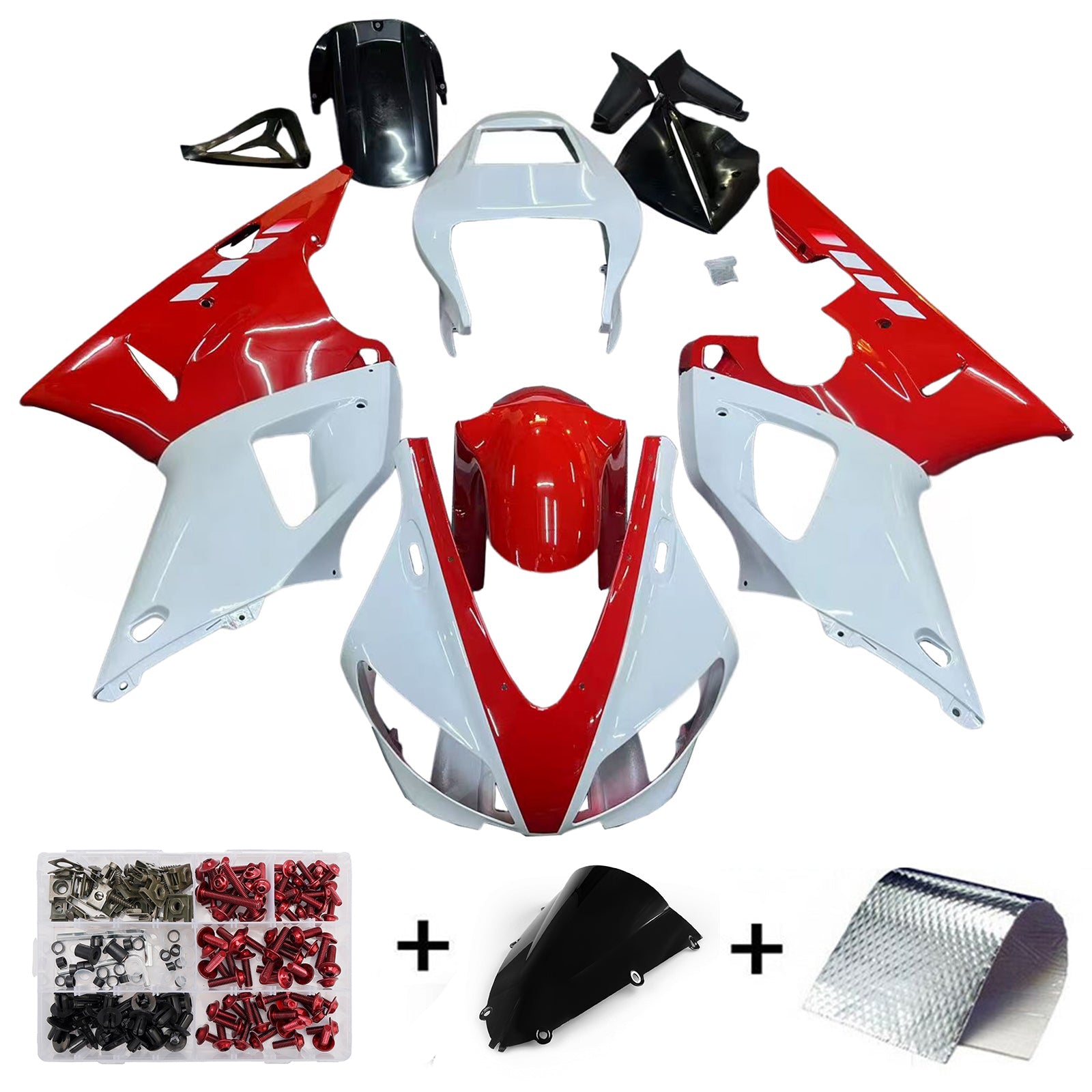 Yamaha YZF-R1 1000 1998-1999 Fairing Kit Bodywork Plastic ABS