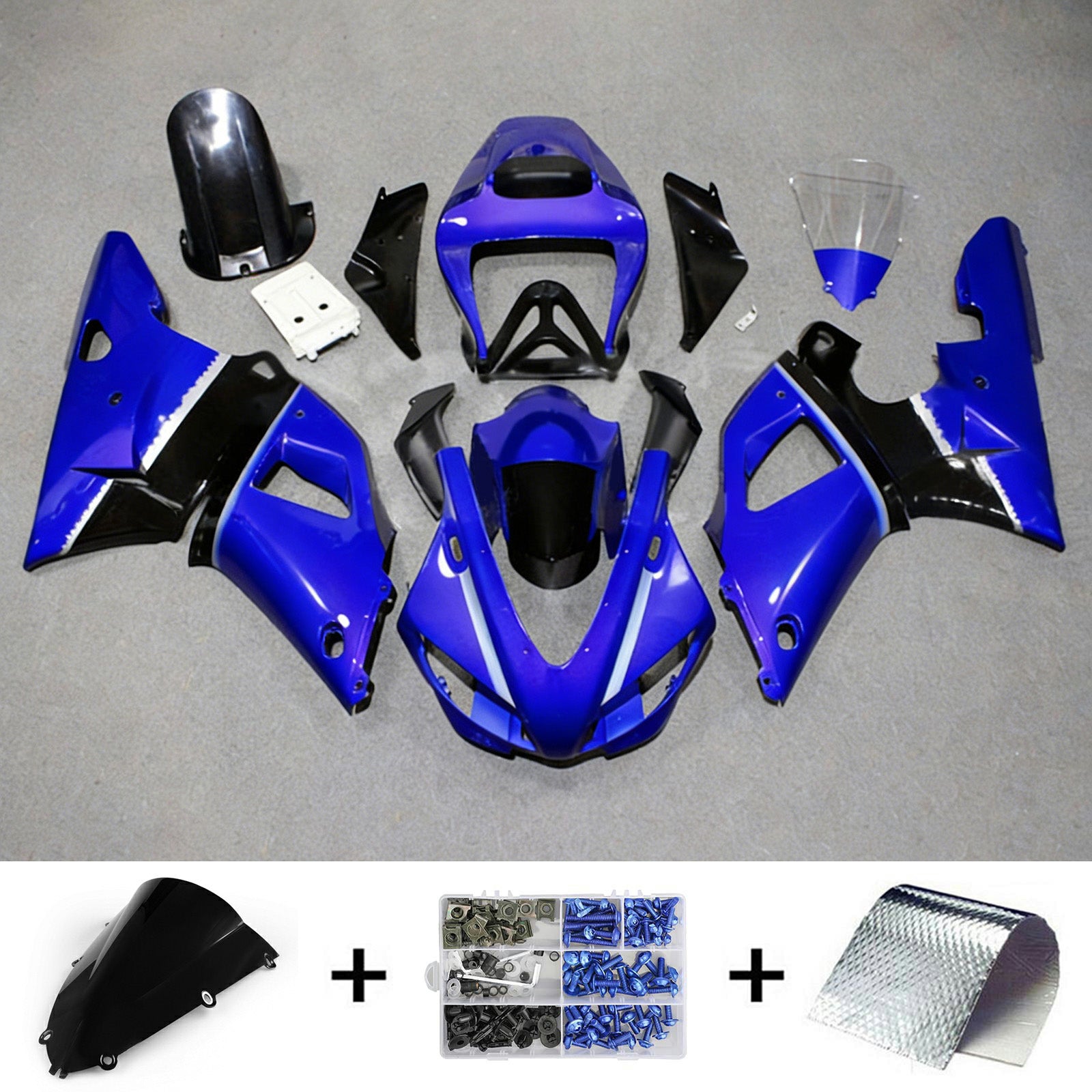 Yamaha YZF 1000 R1 1998-1999 Fairing Kit Bodywork Plastic ABS