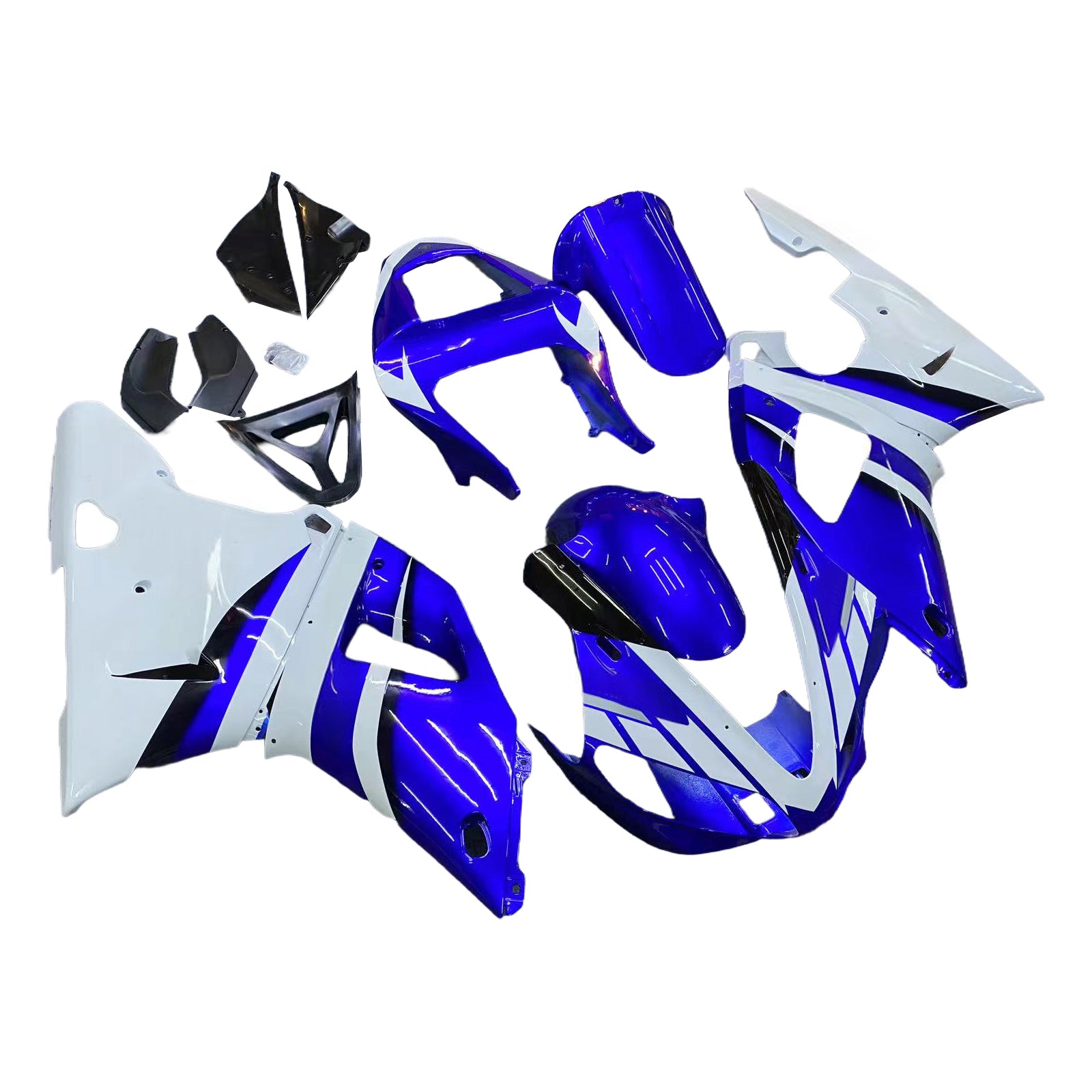 Fairings 2000-2001 Yamaha YZF-R1 Blue & White R1 Generic