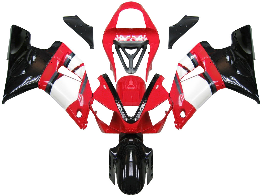 Carenados 2000-2001 Yamaha YZF-R1 Rojo Blanco Negro R1 Genérico