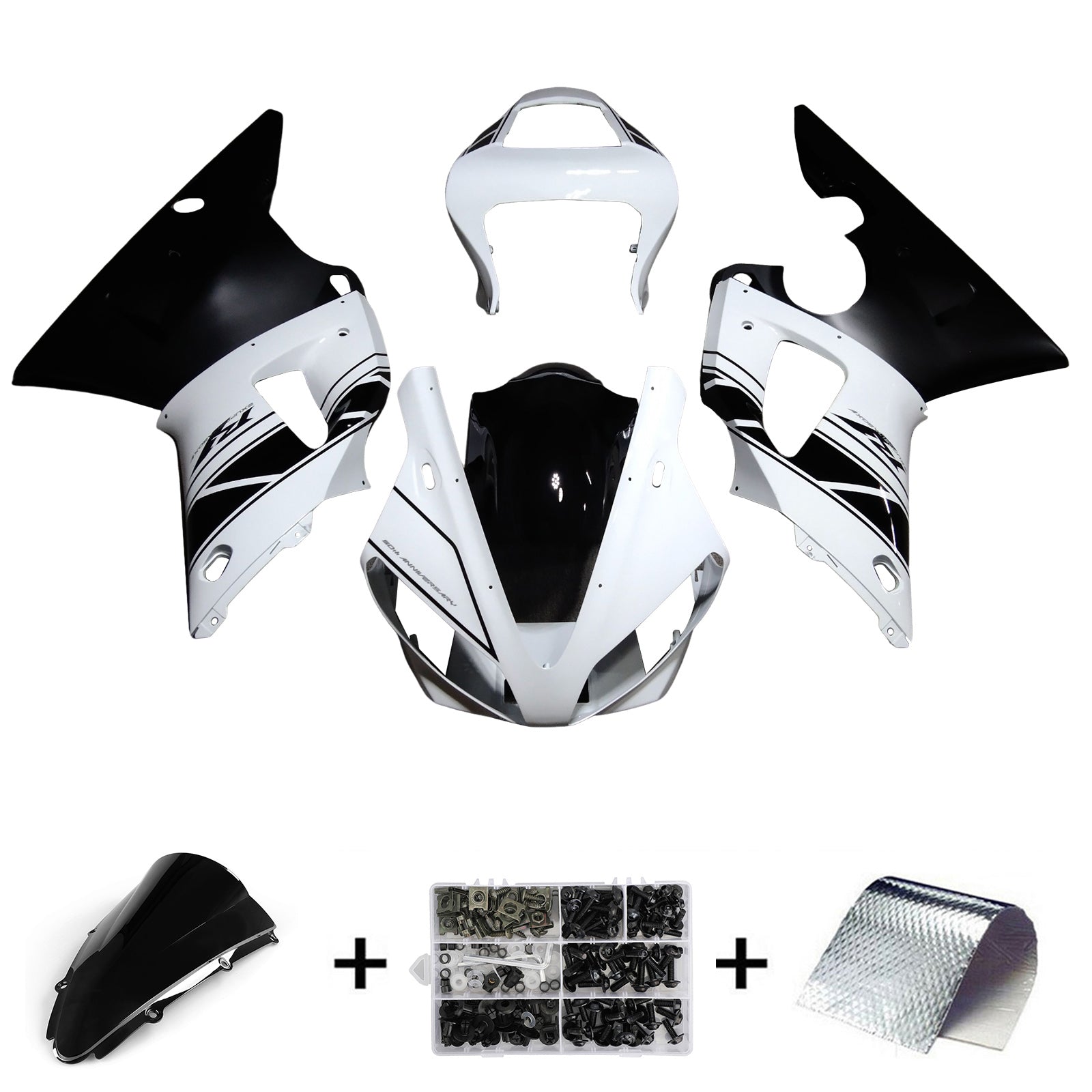 Yamaha YZF 1000 R1 2000-2001 Fairing Kit Bodywork Plastic ABS