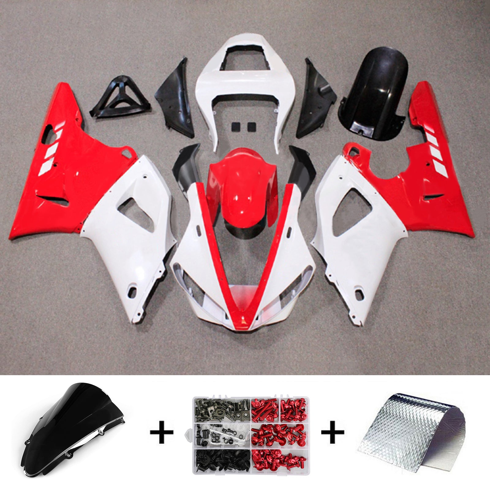 Yamaha YZF 1000 R1 2000-2001 Fairing Kit Bodywork Plastic ABS