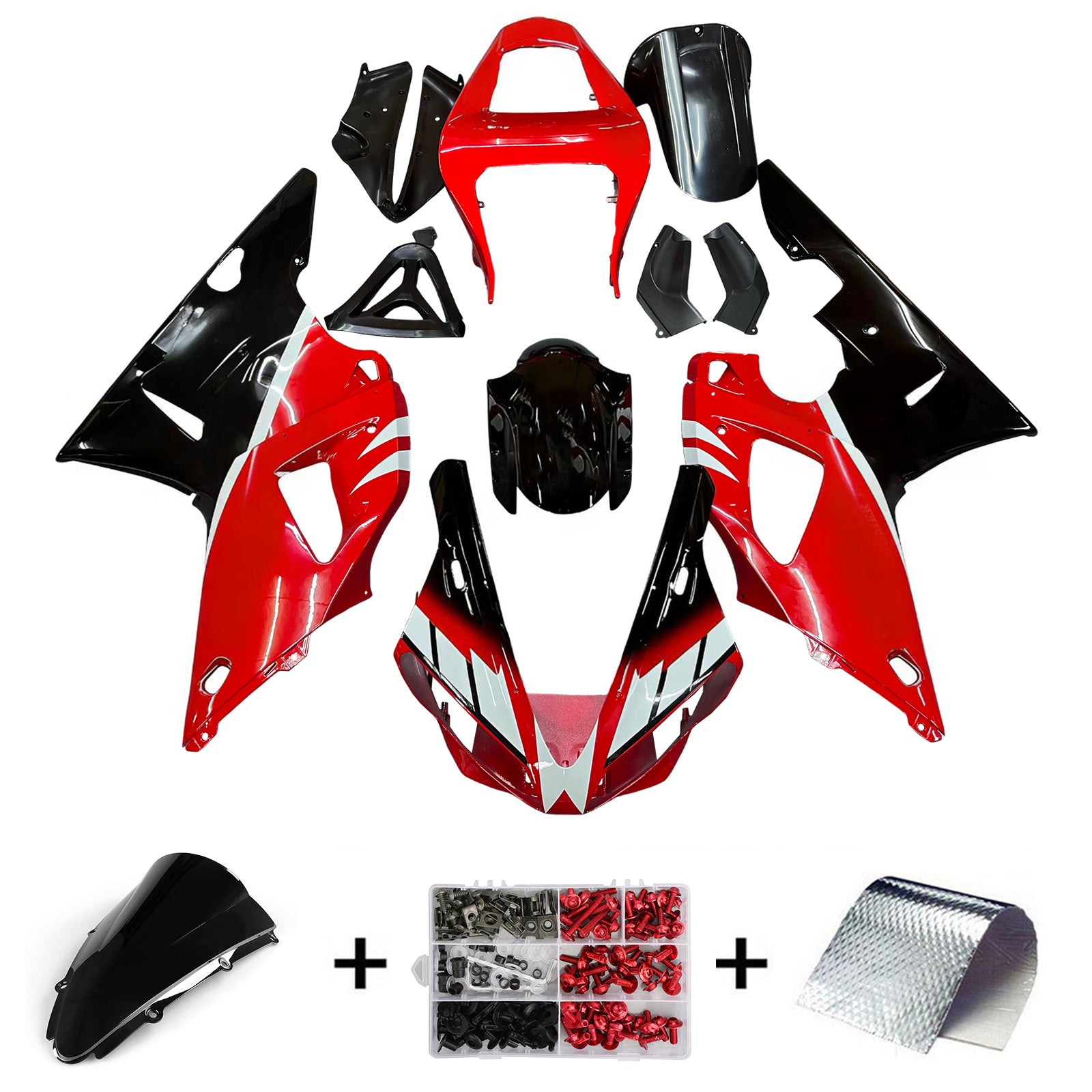 Yamaha YZF 1000 R1 2000-2001 Fairing Kit Bodywork Plastic ABS