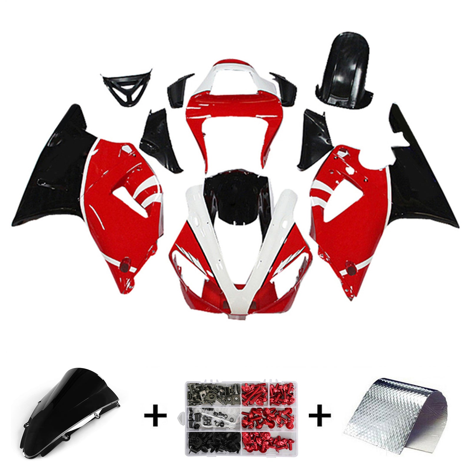 Yamaha YZF 1000 R1 2000-2001 Fairing Kit Bodywork Plastic ABS