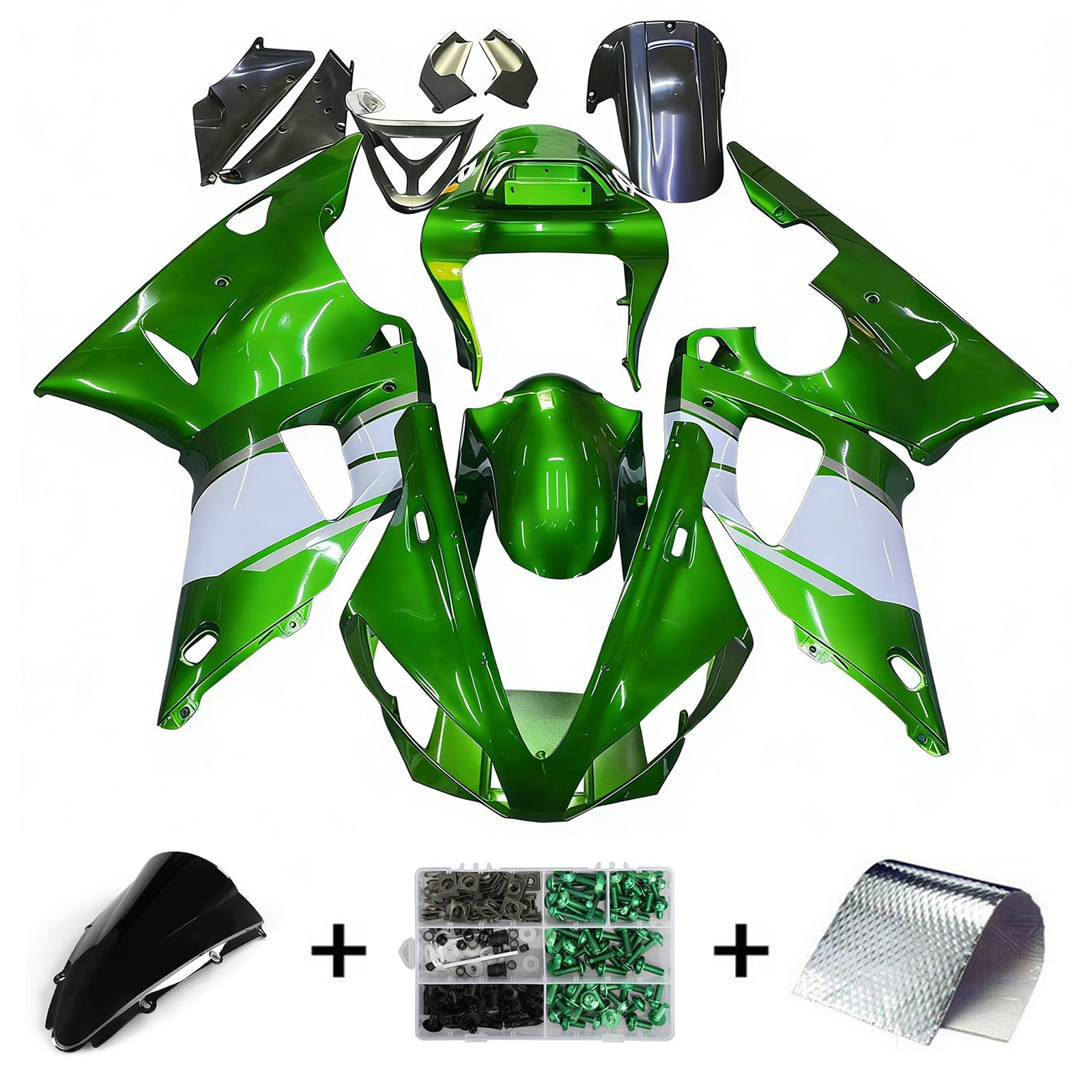 Yamaha YZF 1000 R1 2000-2001 Fairing Kit Bodywork Plastic ABS