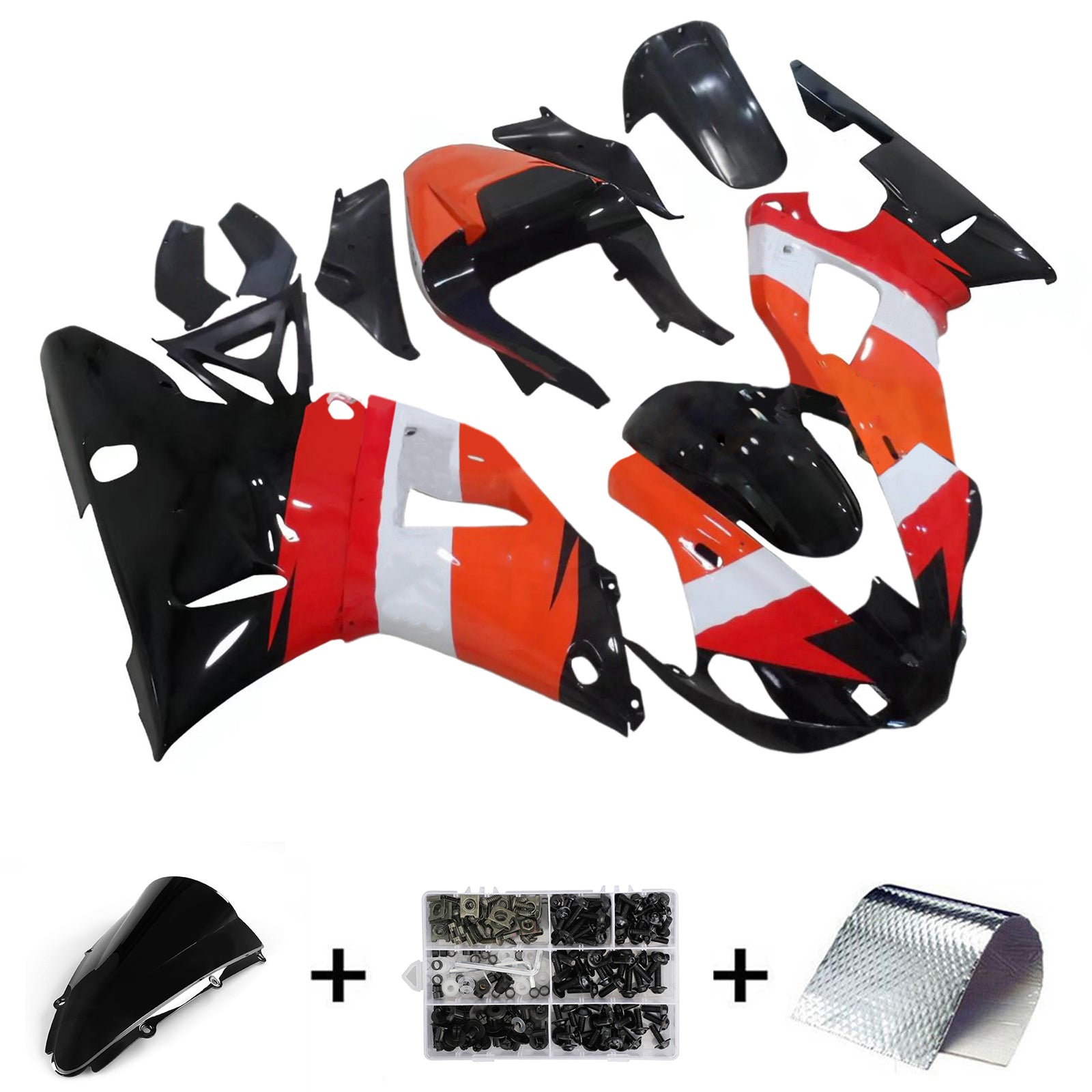 Yamaha YZF 1000 R1 2000-2001 Fairing Kit Bodywork Plastic ABS