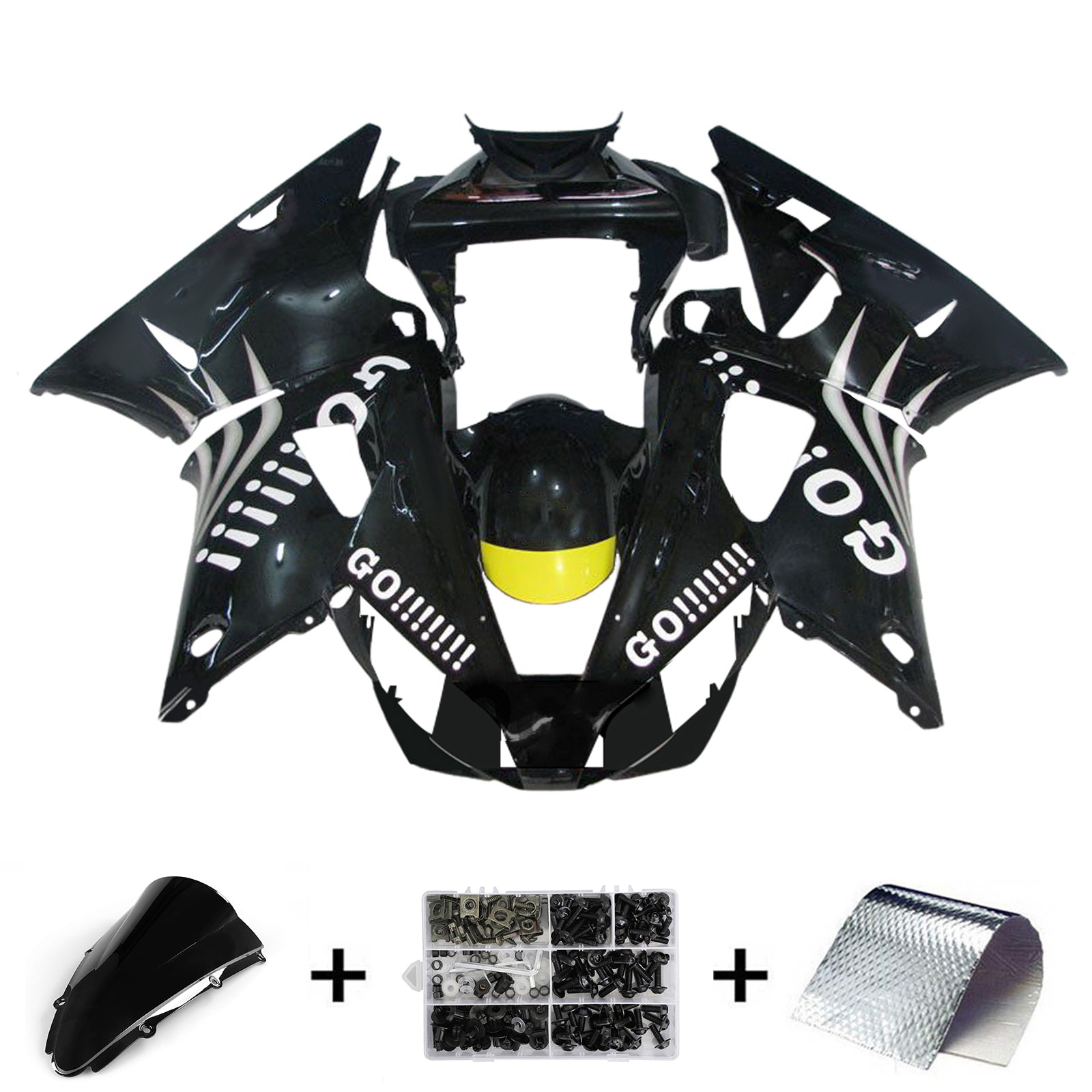 Yamaha YZF 1000 R1 2000-2001 Fairing Kit Bodywork Plastic ABS