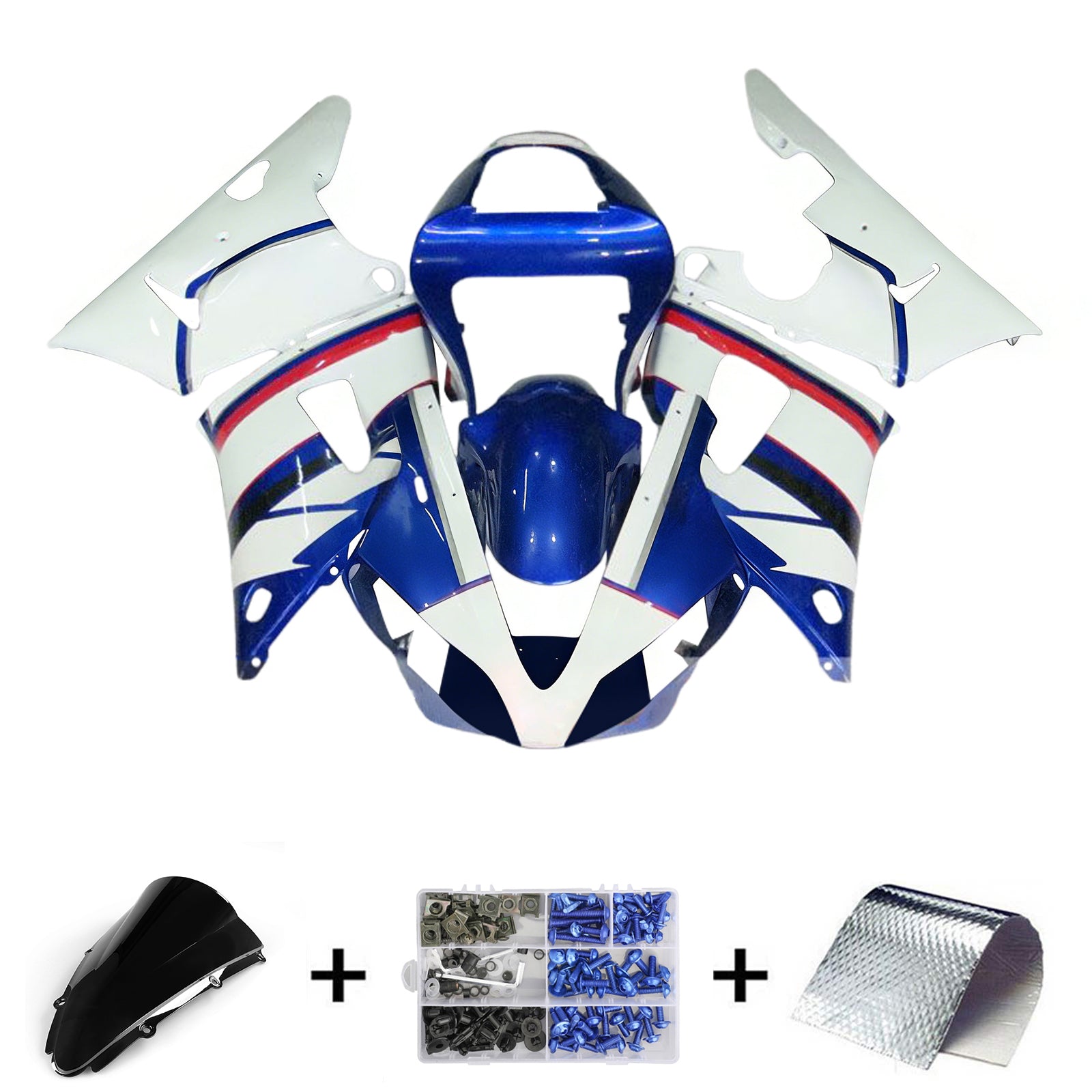 Yamaha YZF 1000 R1 2000-2001 Fairing Kit Bodywork Plastic ABS