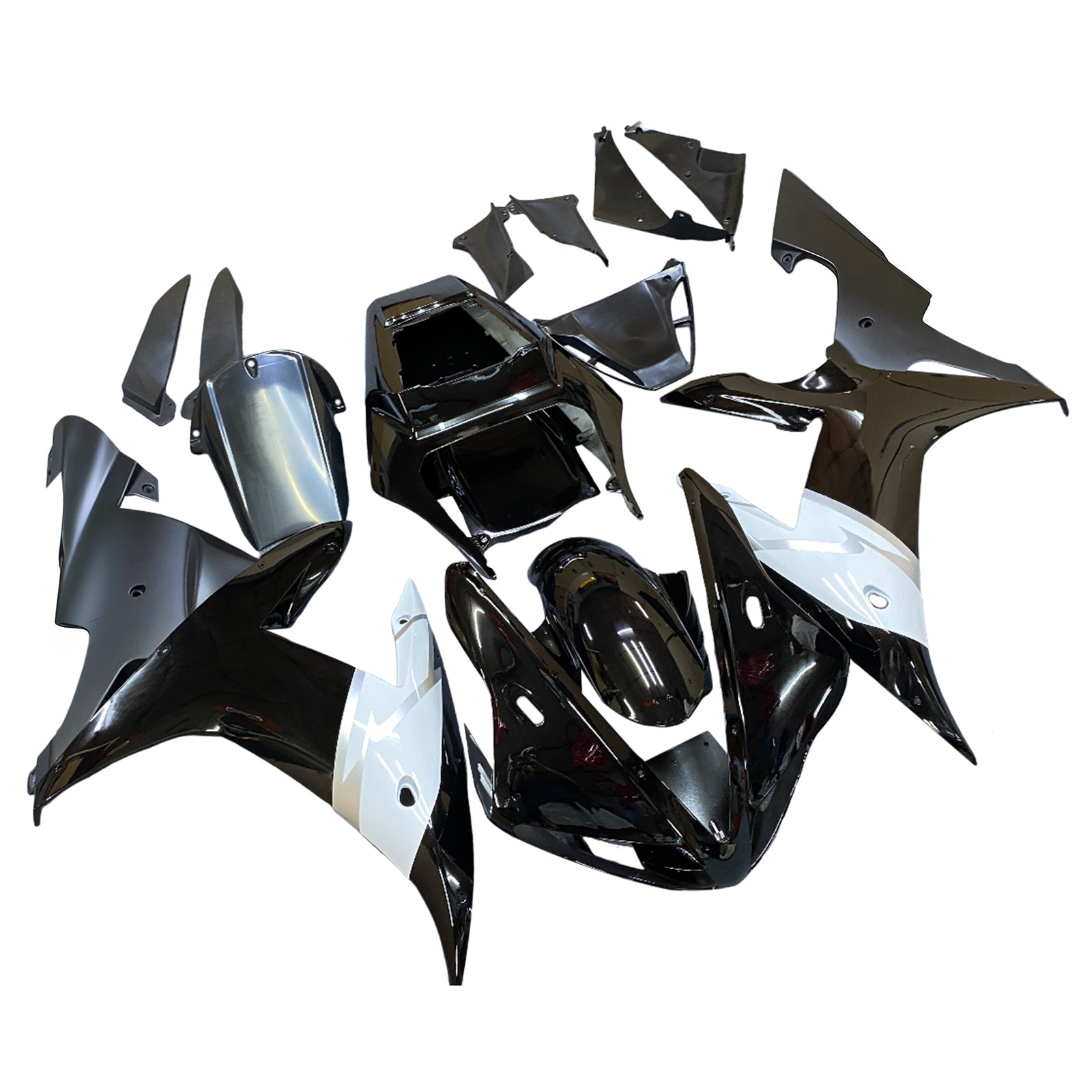 Fairings 2002-2003 Yamaha YZF-R1 Black R1 Generic