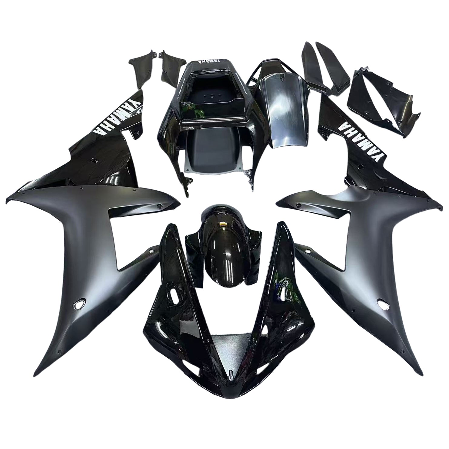 Fairings 2002-2003 Yamaha YZF-R1 Contrast Black R1 Generic
