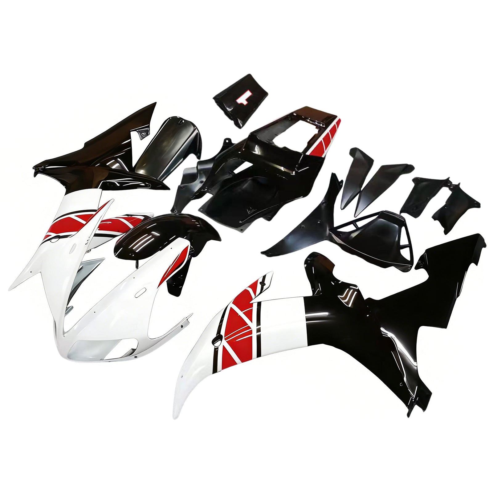 야마하 YZF-R1 2002-2003 페어링 키트 차체 플라스틱 ABS
