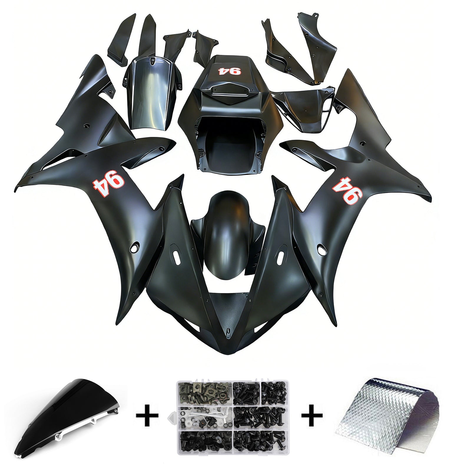Yamaha YZF-R1 2002-2003 Fairing Kit Bodywork Plastic ABS