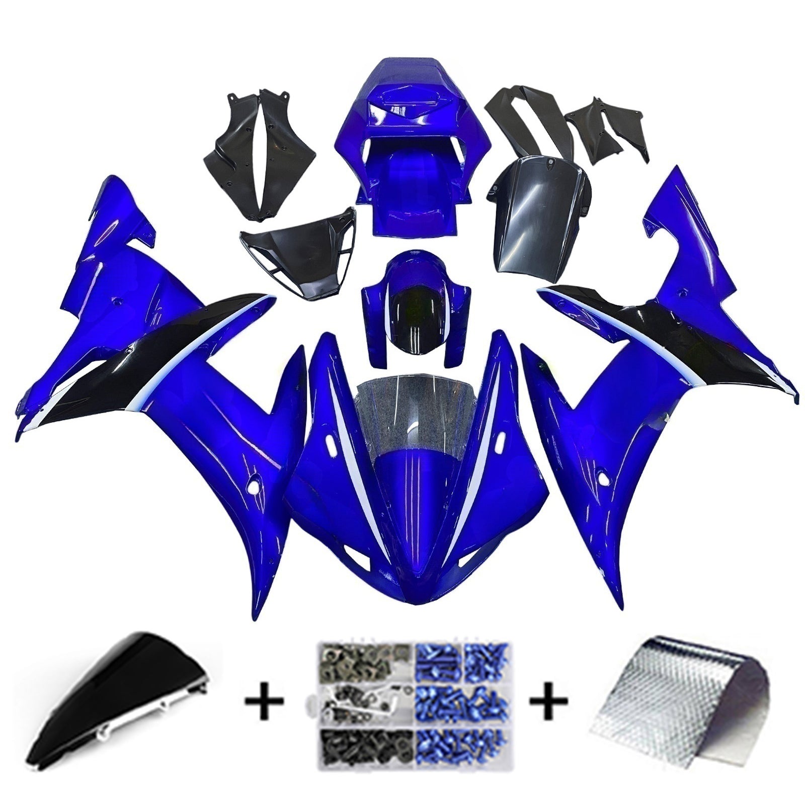 Yamaha YZF-R1 2002-2003 Fairing Kit Bodywork Plastic ABS