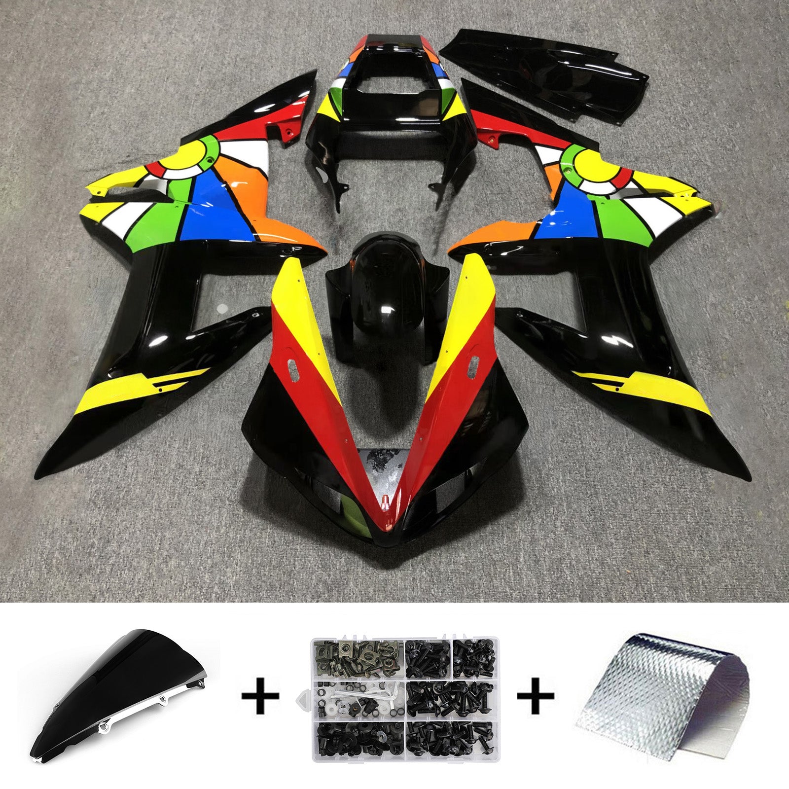 Yamaha YZF-R1 2002-2003 Fairing Kit Bodywork Plastic ABS