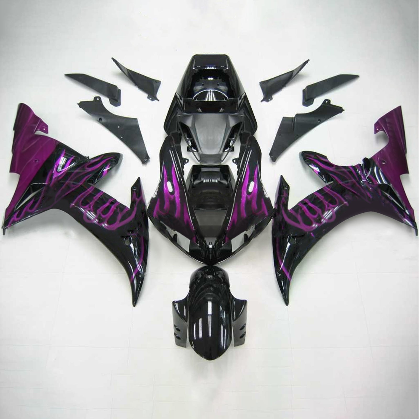 Injection Fairing Kit Bodywork Plastic ABS fit For Yamaha YZF 1000 R1 2002-2003 Generic